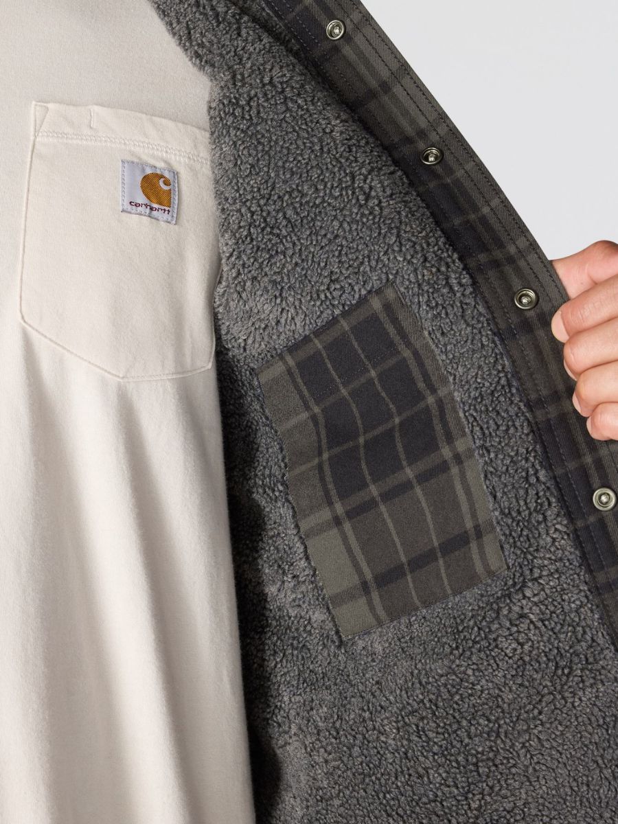 Carhartt Relaxed Fit Lined Sherpa Flannel