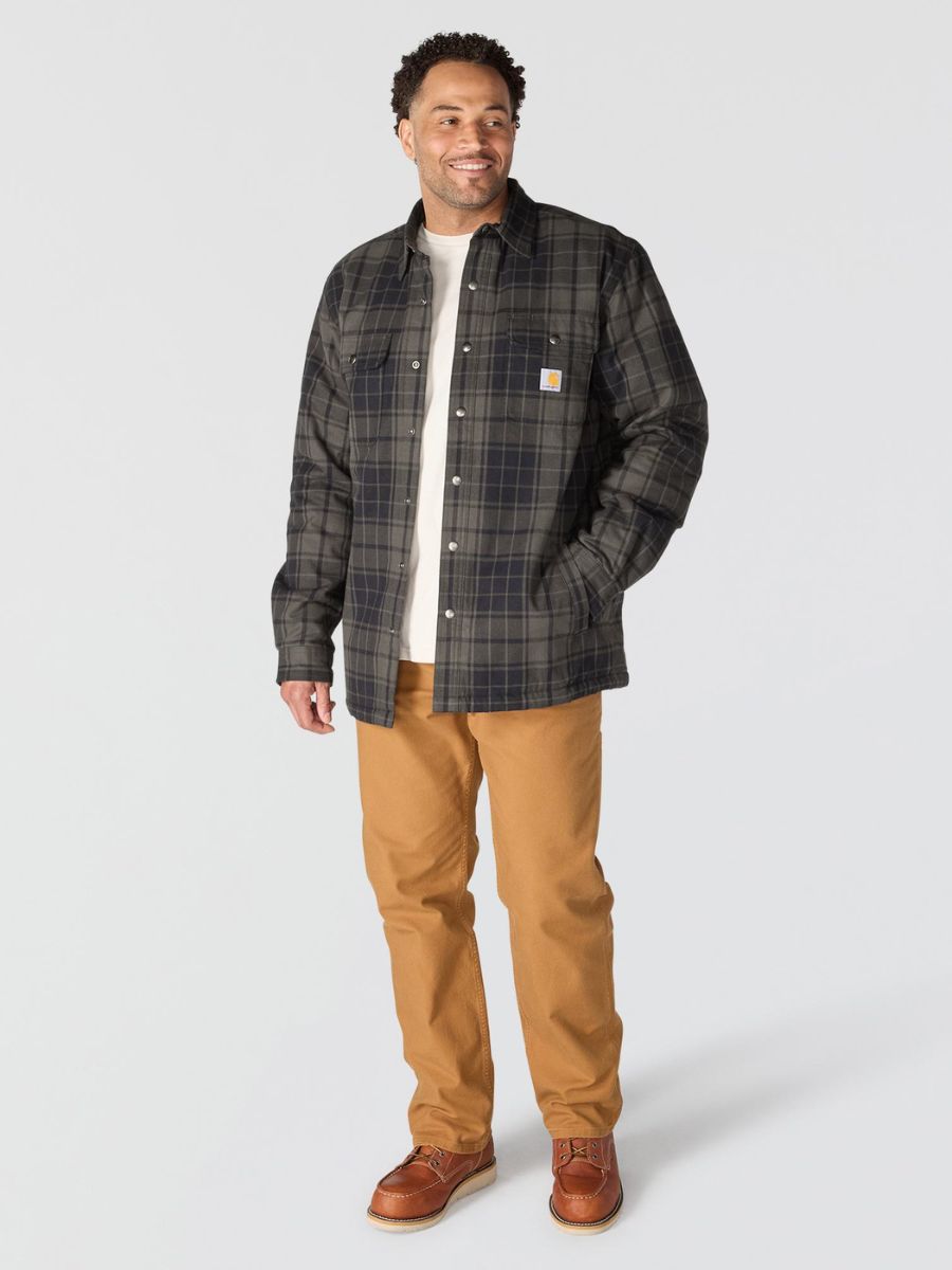 Carhartt Relaxed Fit Lined Sherpa Flannel
