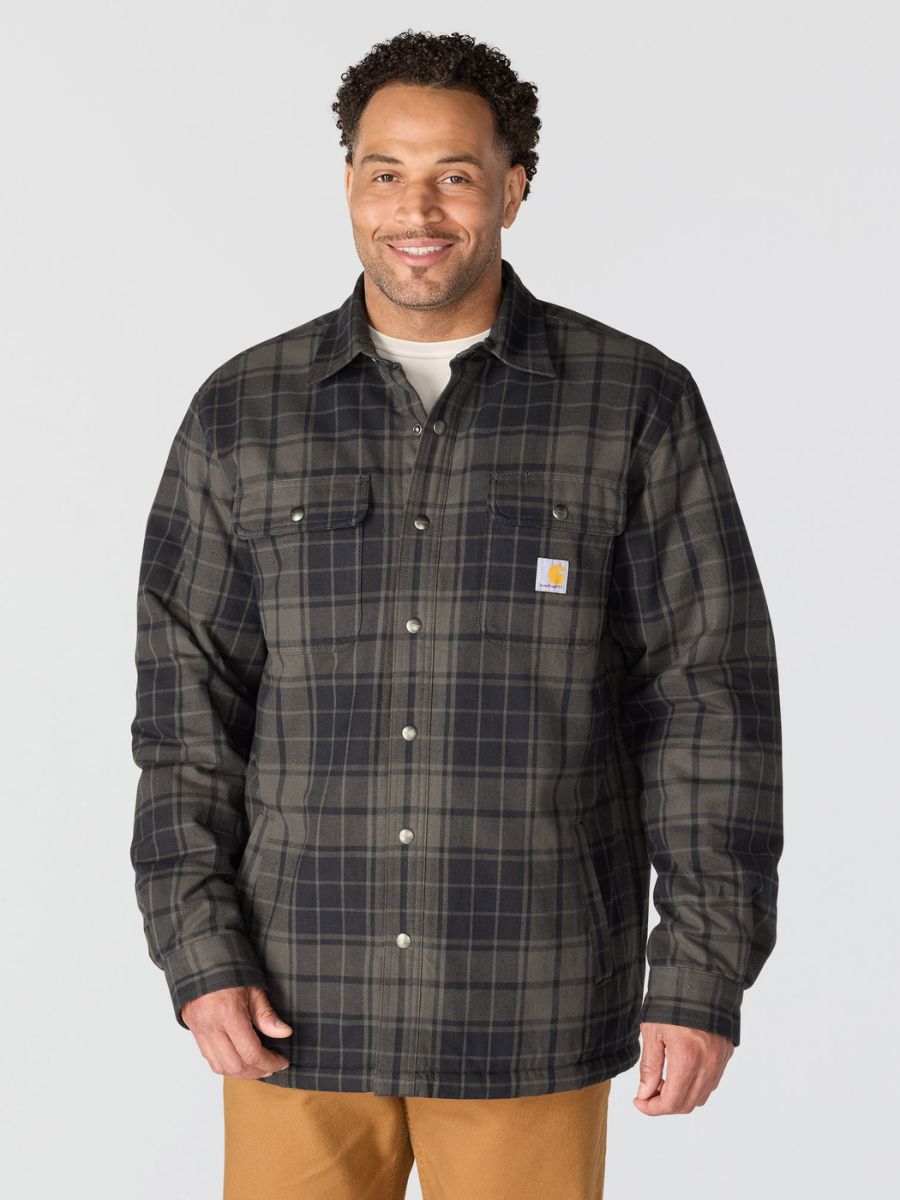Carhartt Relaxed Fit Lined Sherpa Flannel