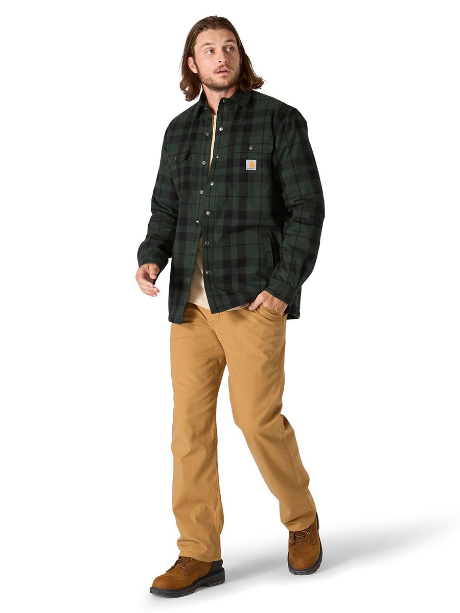 Carhartt Relaxed Fit Lined Sherpa Flannel