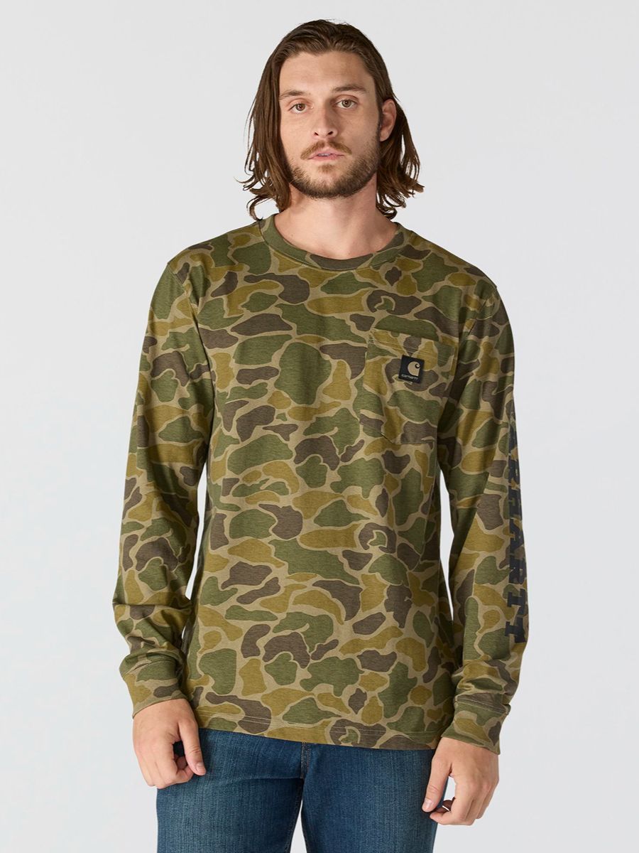 Carhartt Lightweight Camo Logo Tee