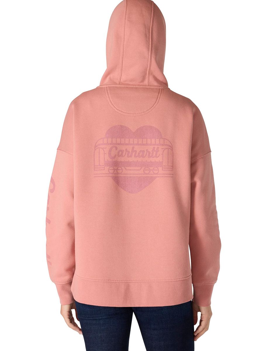 Carhartt Ladies Oversized Heart Graphic Sweater