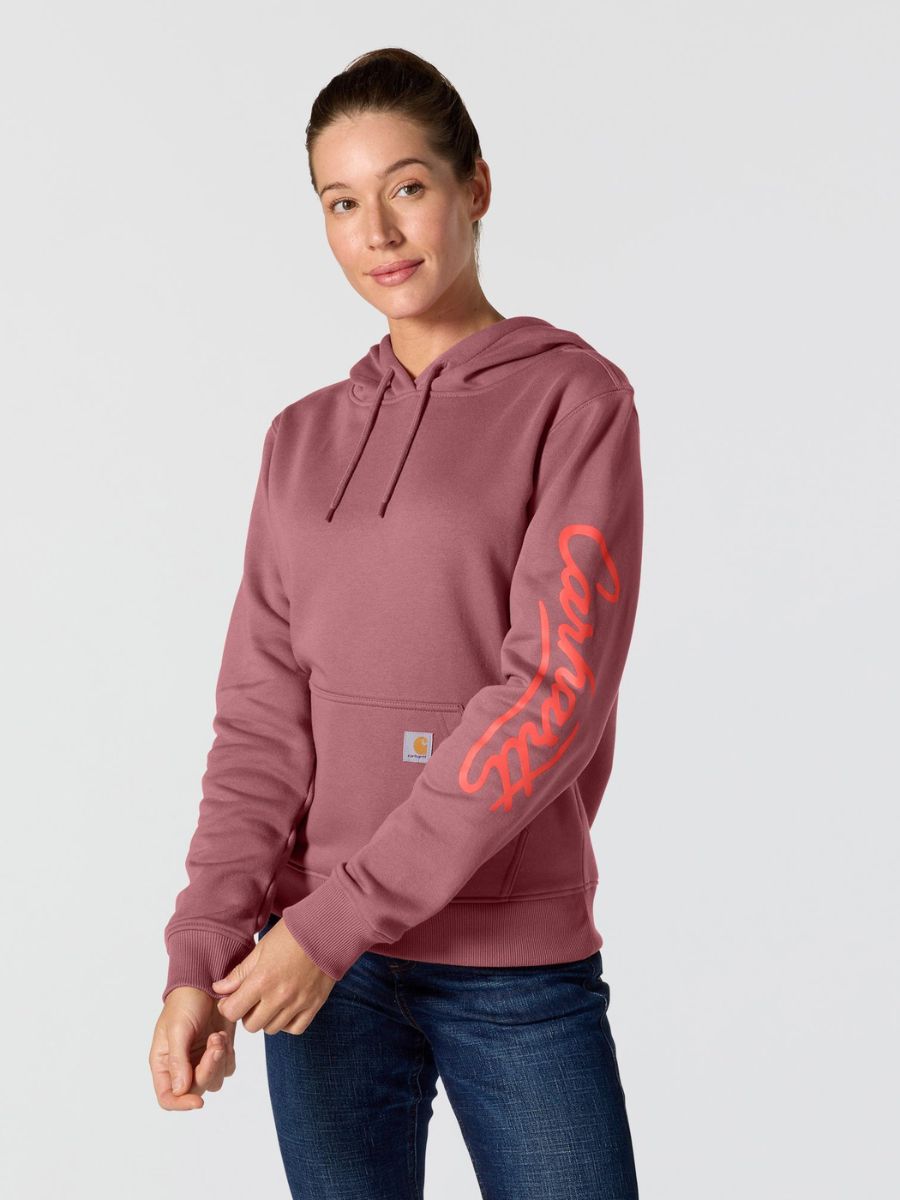 Carhartt Sawyer Script Logo Hoodie