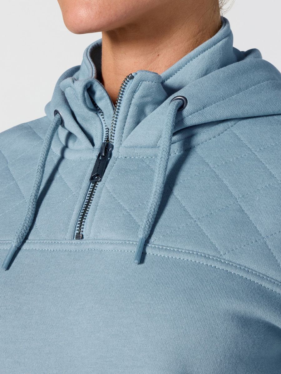 Carhartt Women’s Paxton Quilted Quarter-Zip Hoodie