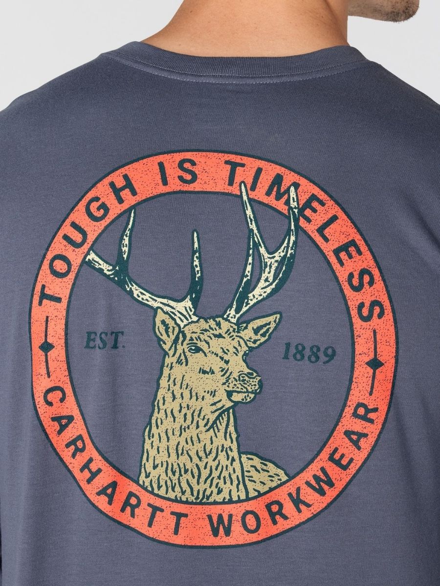 Carhartt Irvine Deer Badge Long Sleeve Tee