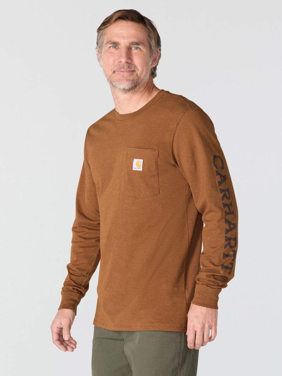Carhartt Irvine Duck Badge Long Sleeve Tee