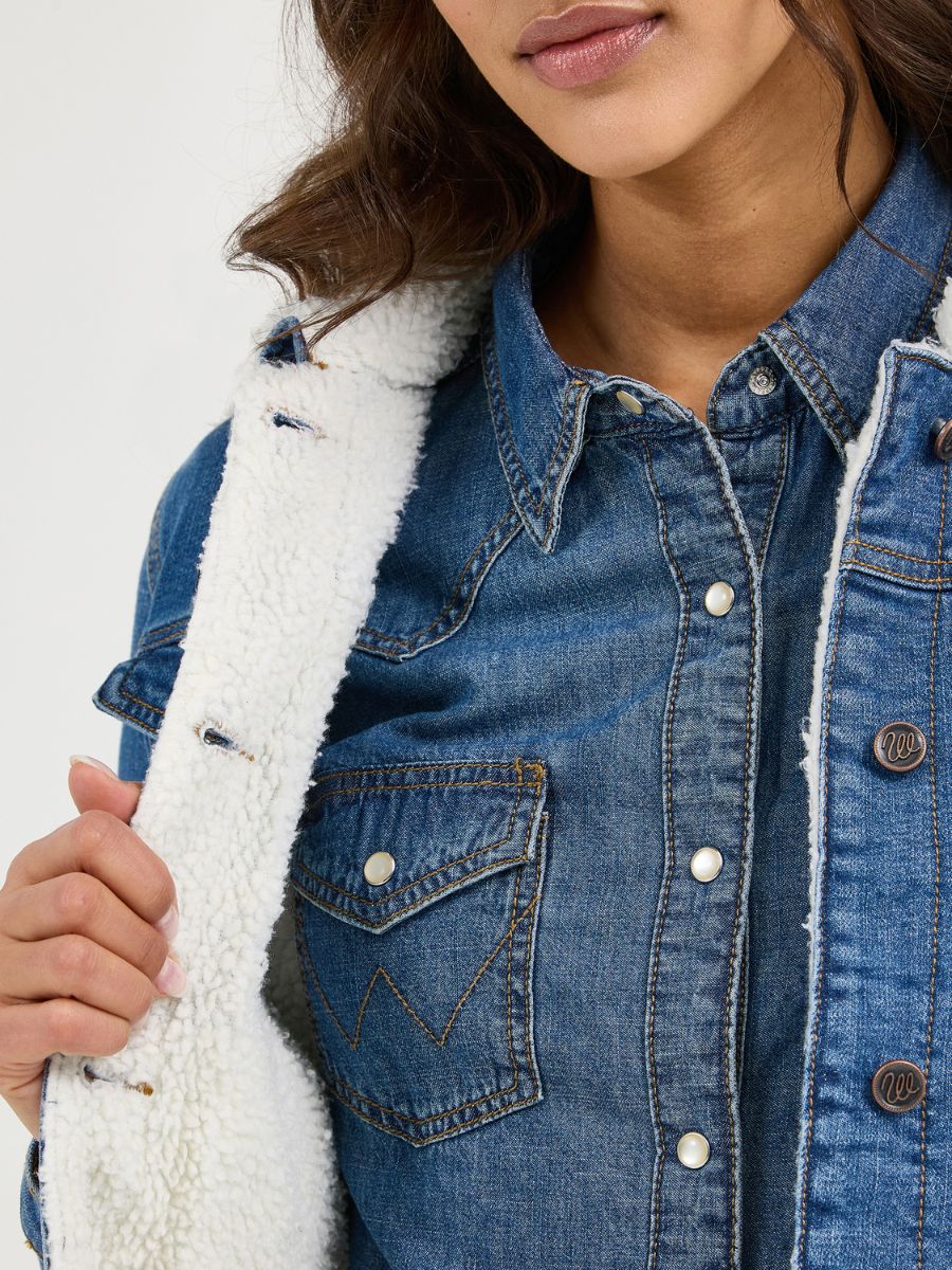 Wrangler Denim Sherpa Jacket