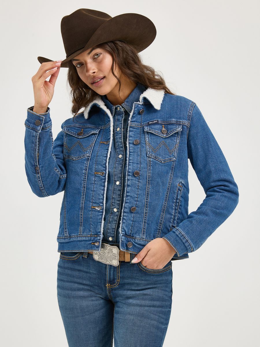 Wrangler Denim Sherpa Jacket