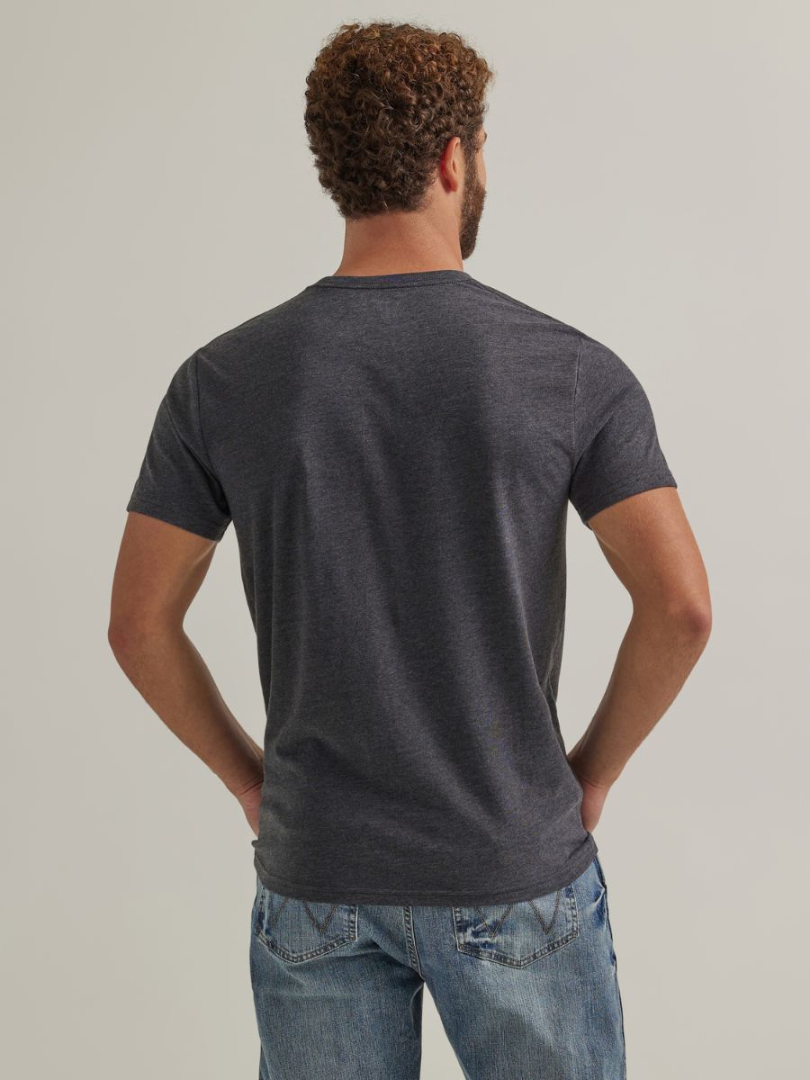 Wrangler Rope Caviar Heather Tee