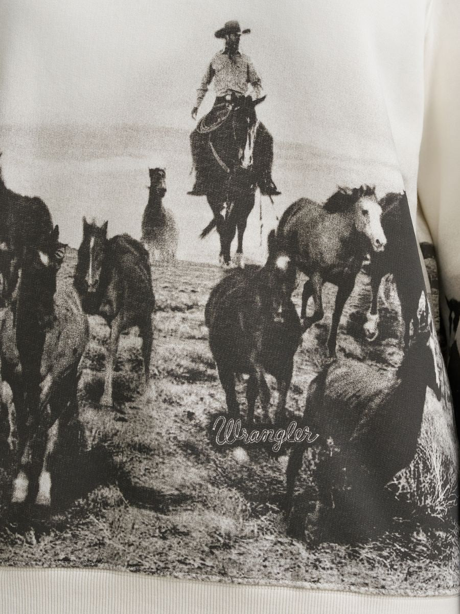 Wrangler Ranch Scene Crew Sweatshirt