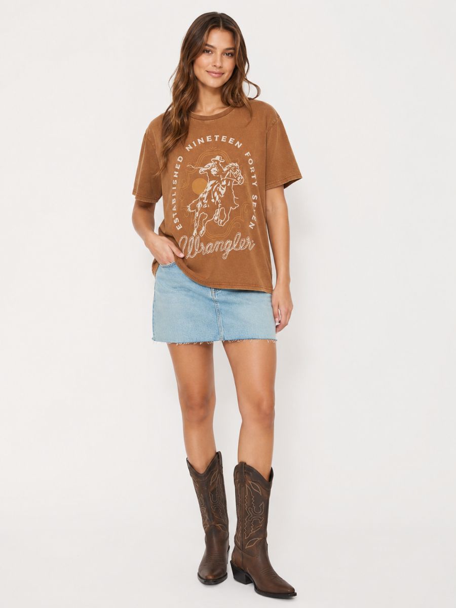 Wrangler Cowboy Girlfriend Tee