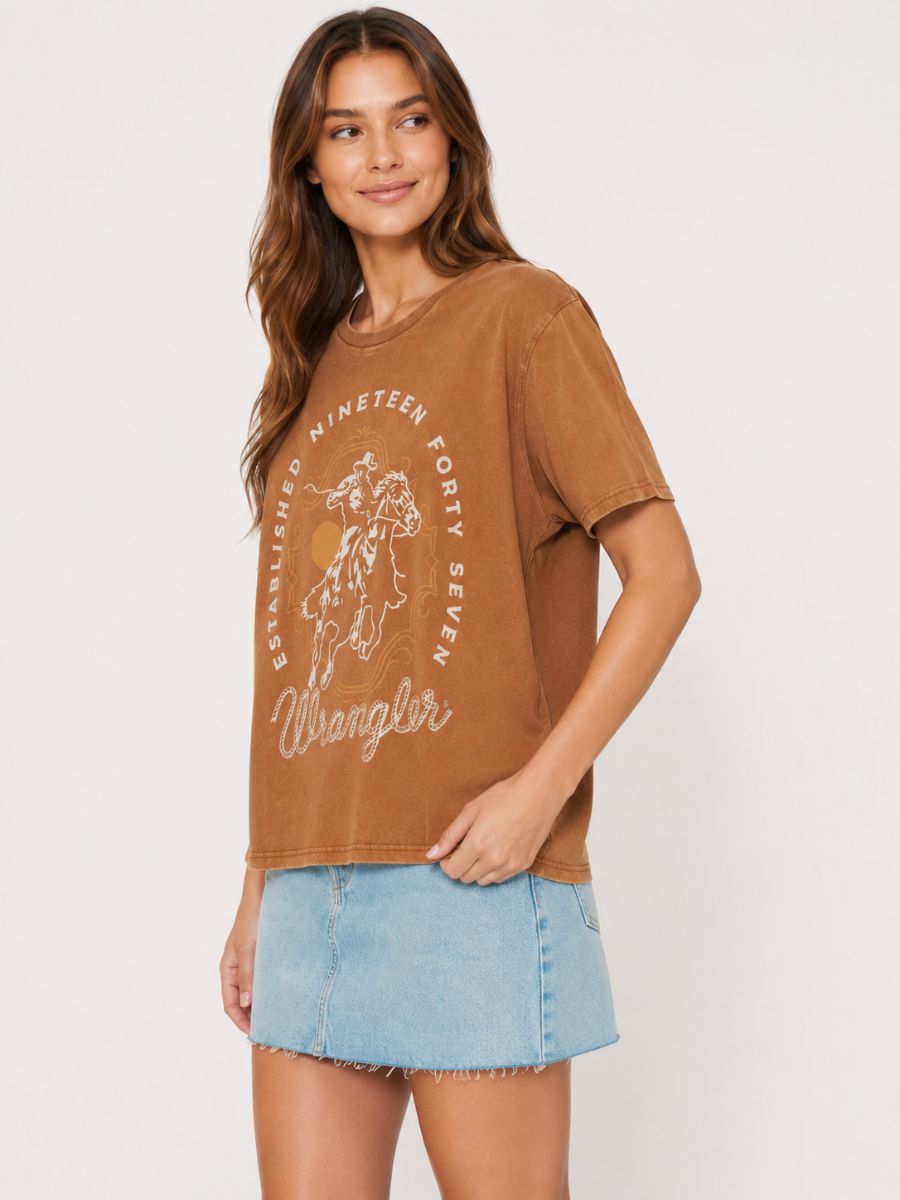 Wrangler Cowboy Girlfriend Tee