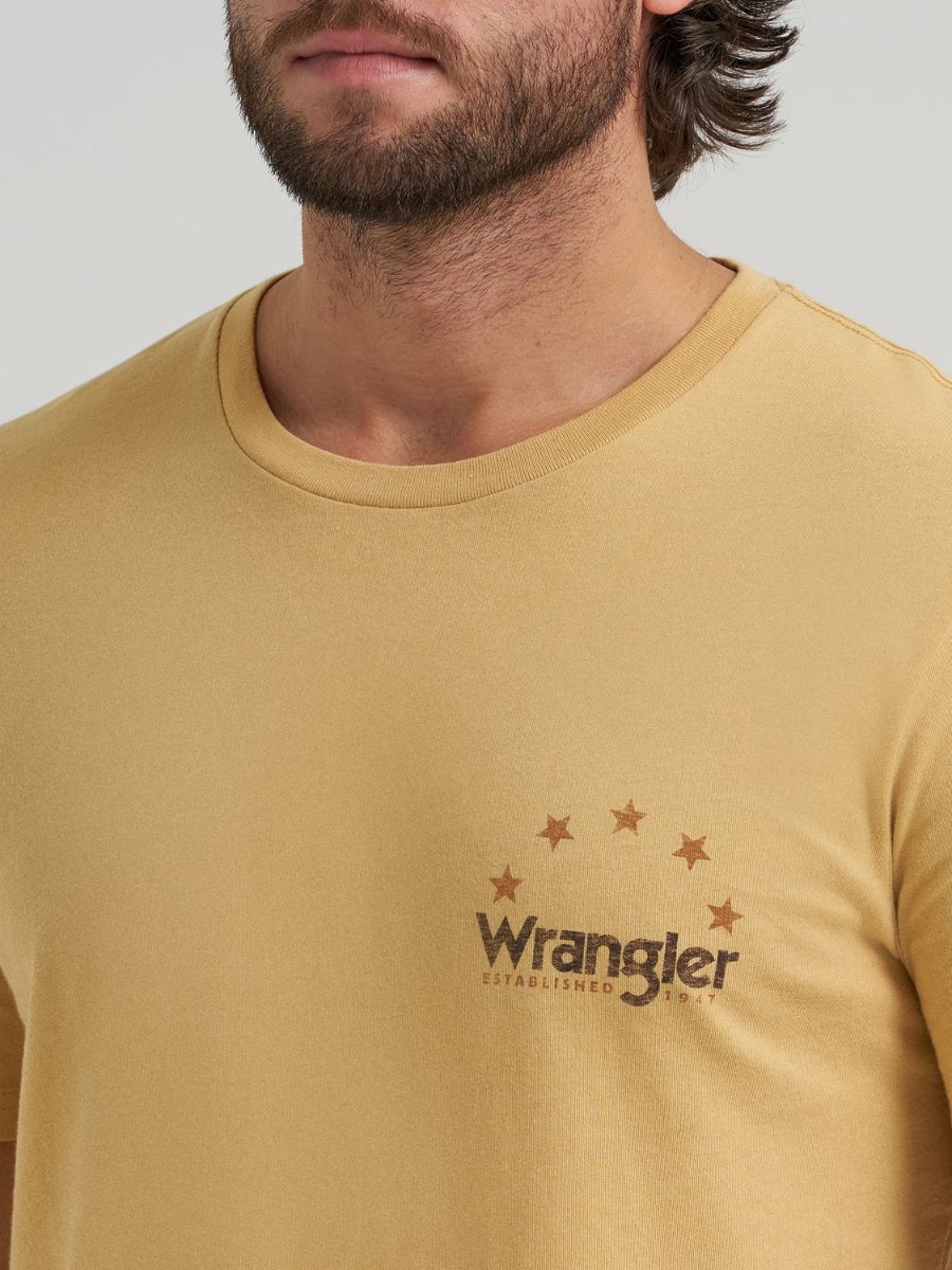 Wrangler Curry Heather Skull Tee