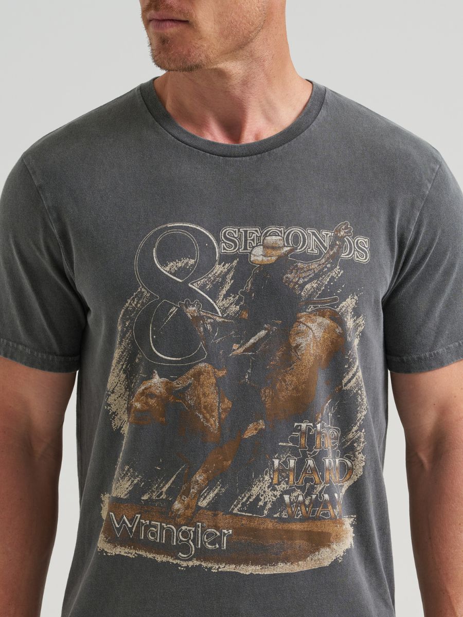 Wrangler Jet Black Bull Tee