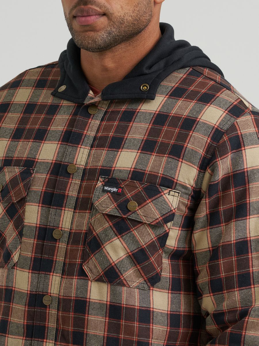 Wrangler RIGGS Workwear Hooded Flannel