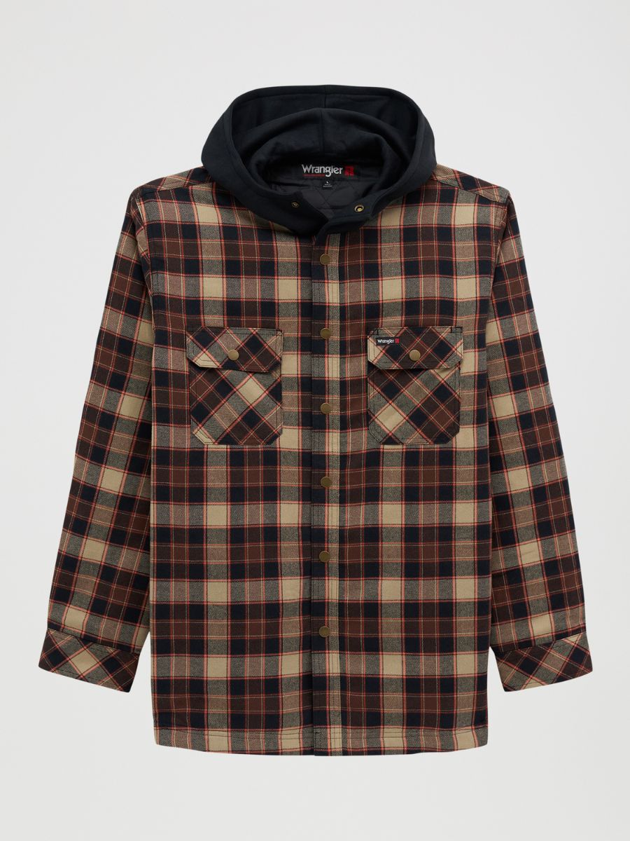 Wrangler RIGGS Workwear Hooded Flannel