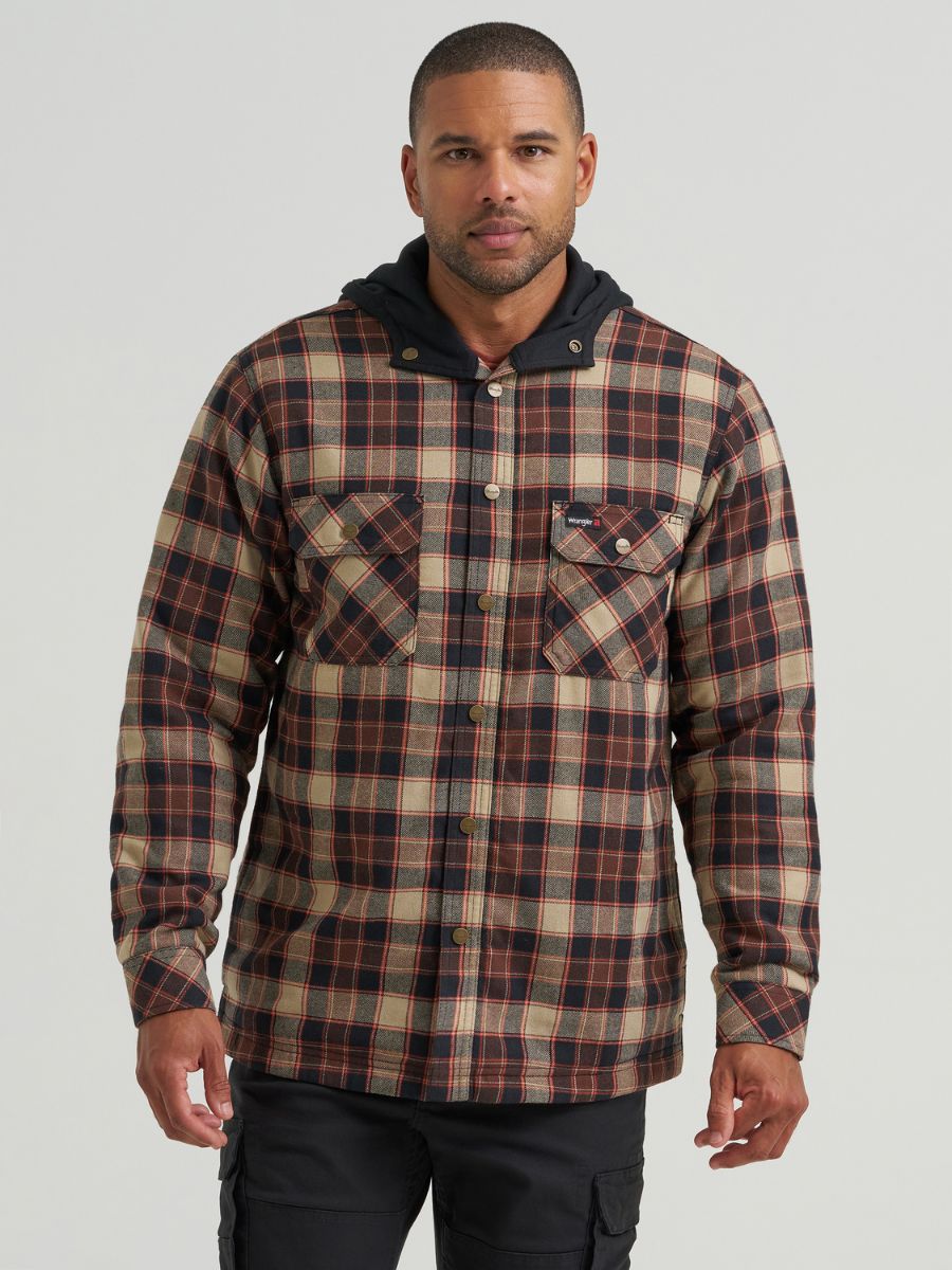 Wrangler RIGGS Workwear Hooded Flannel