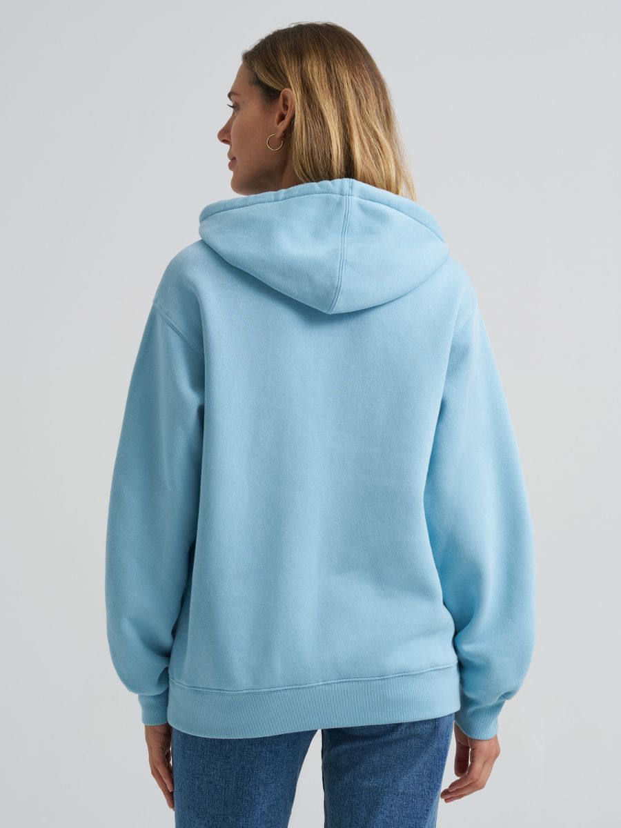 Wrangler Retro Western Vintage Blue Hoodie
