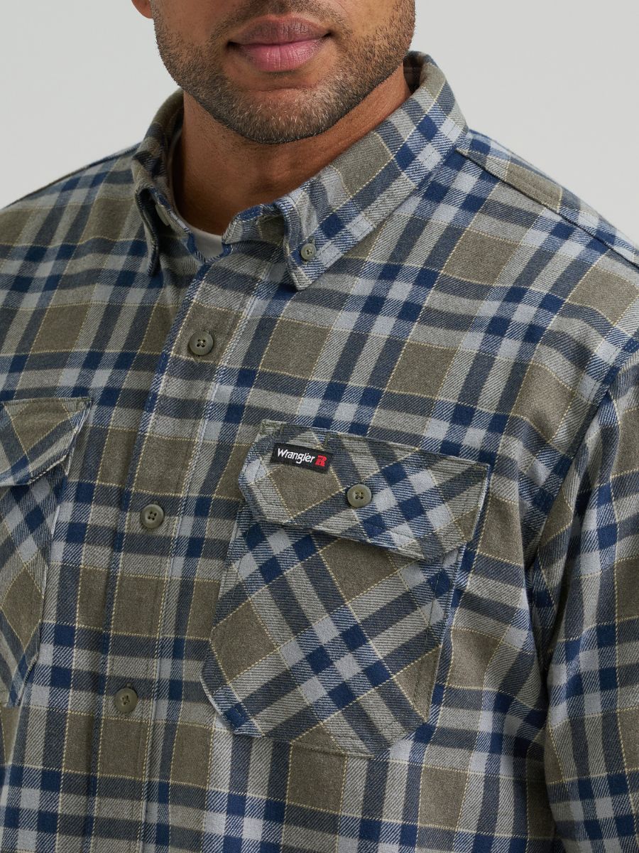 Wrangler Riggs Workwear Flannel Foreman Shirt