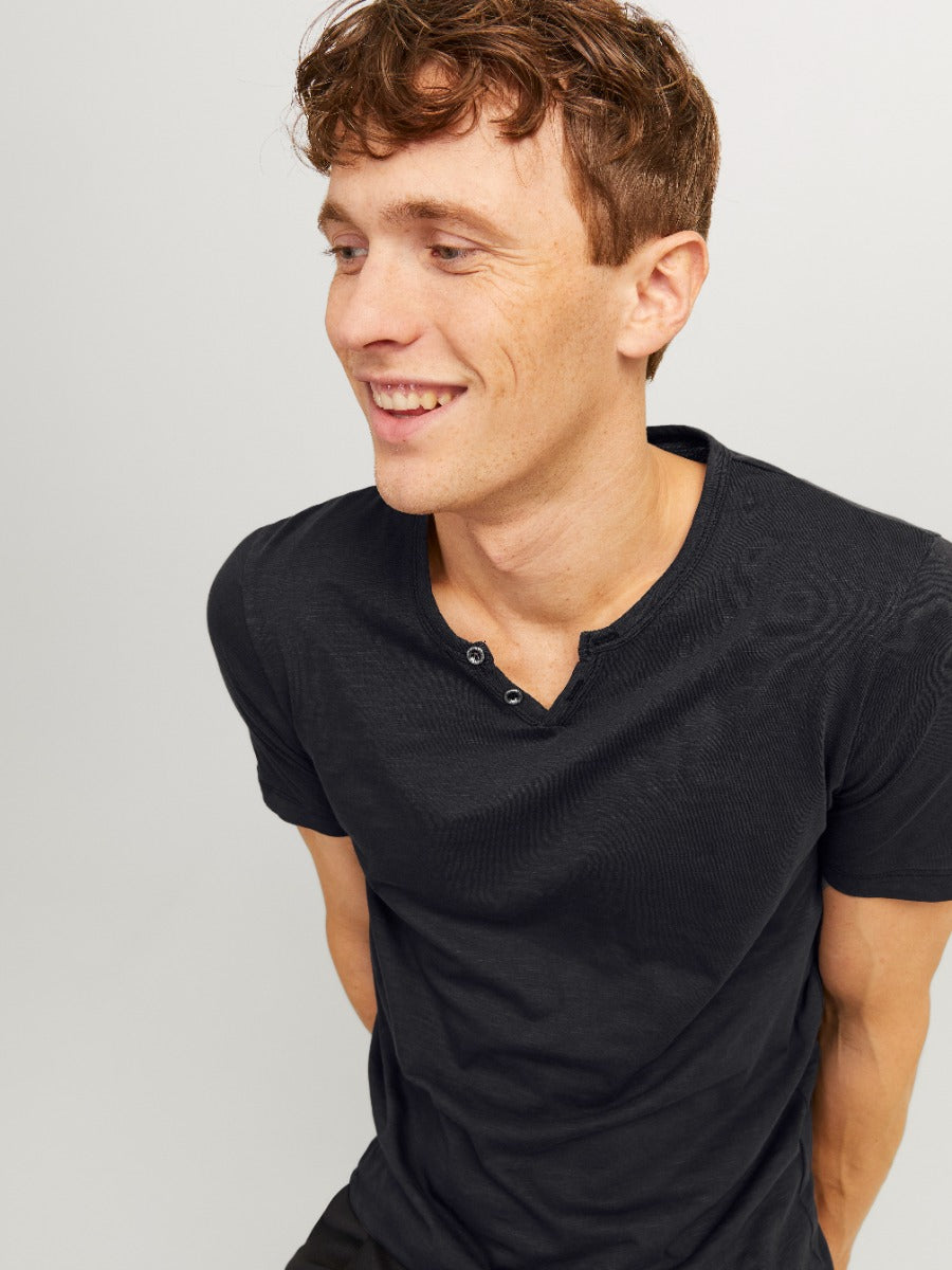 Jack & Jones Split Neck Tee