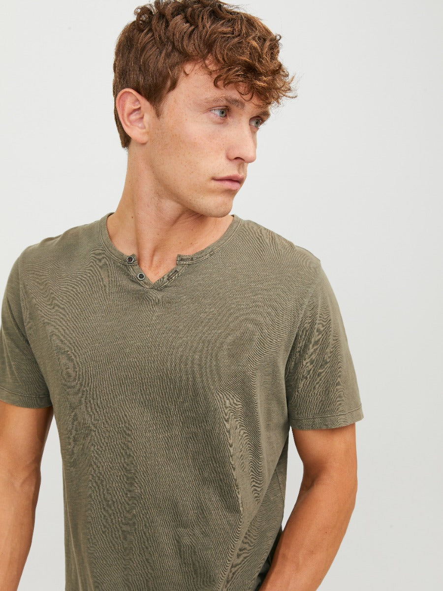 Jack & Jones Split Neck Tee