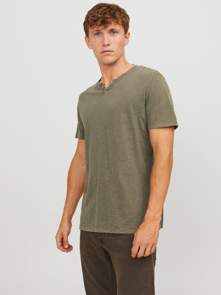 Jack & Jones Split Neck Tee