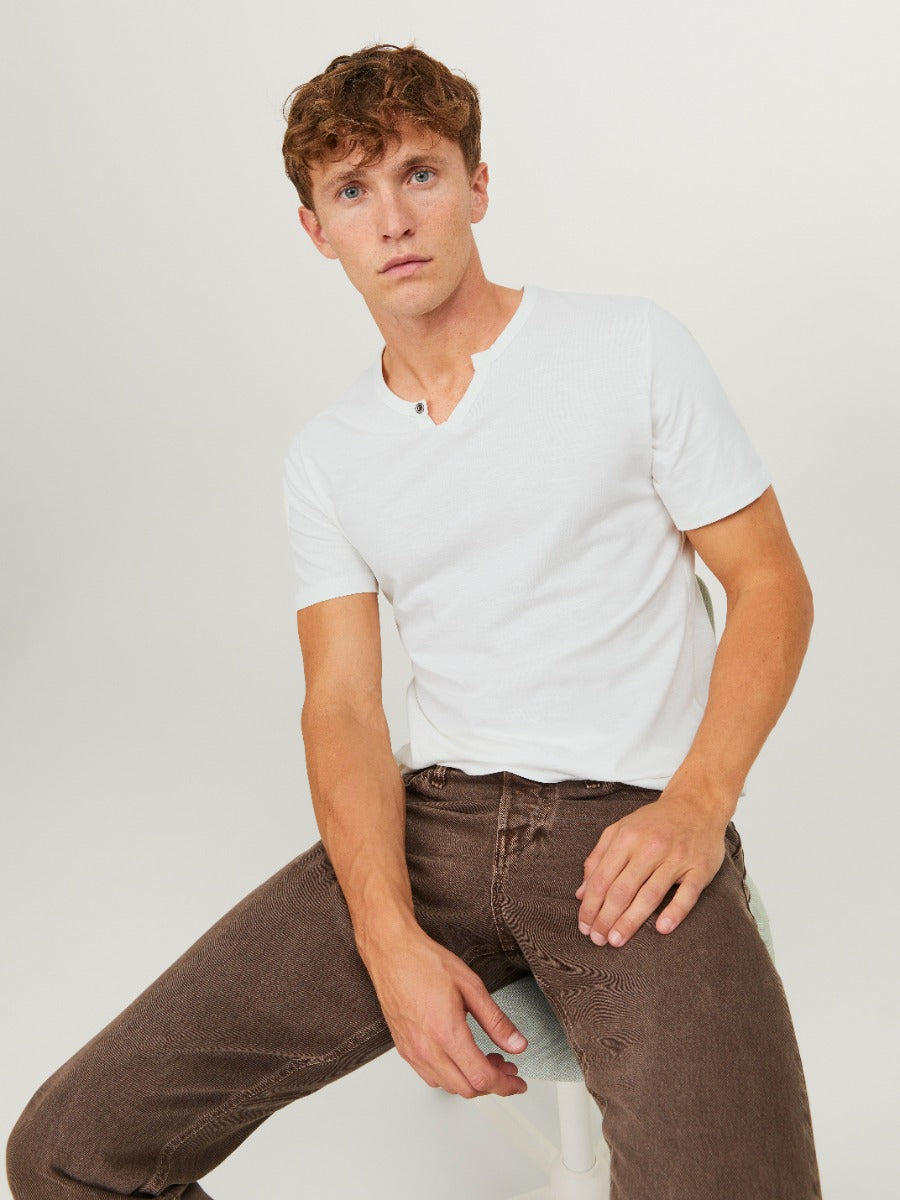 Jack & Jones Split Neck Tee