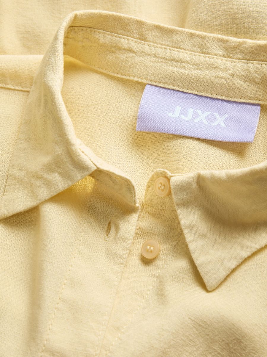 Almira Linen Blend Long Sleeve Shirt