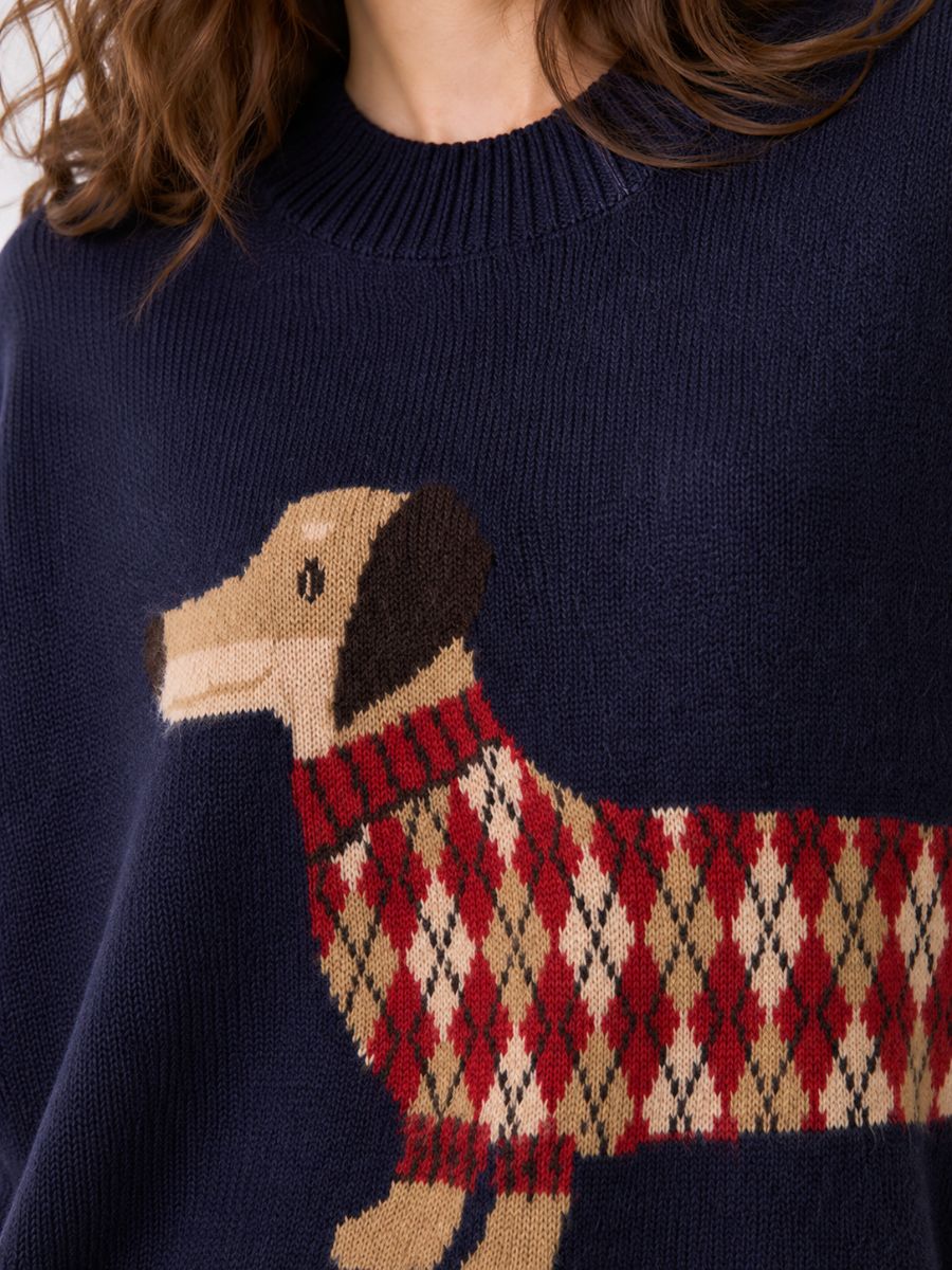 Dachshund Short Sleeve Sweater