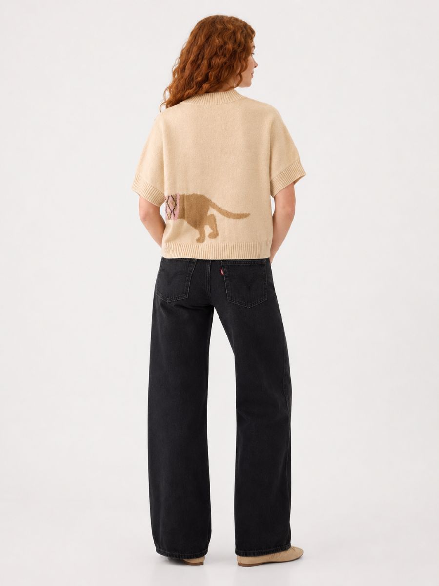 Dachshund Short Sleeve Sweater