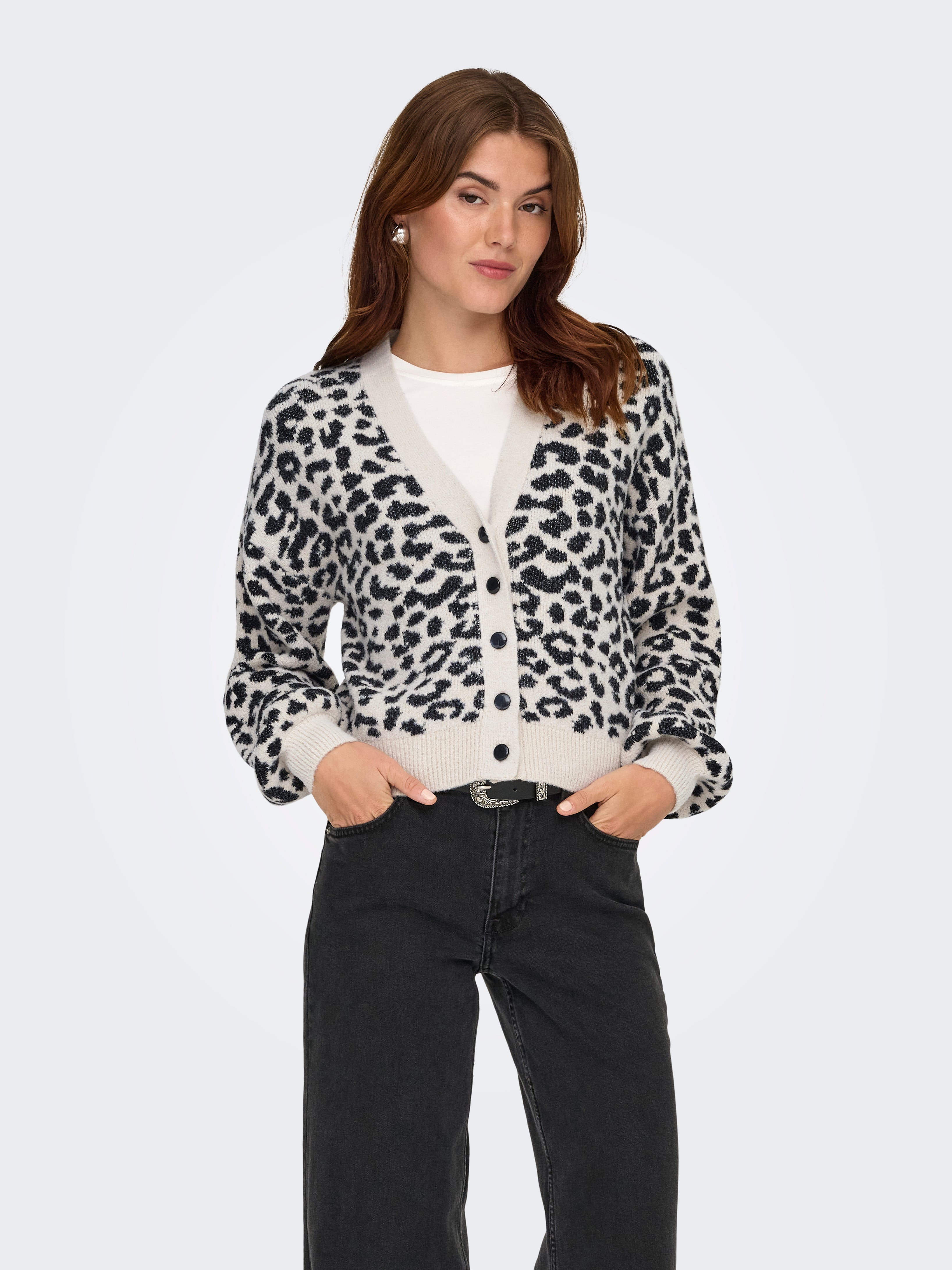 Lorraine Animal Short Cardigan