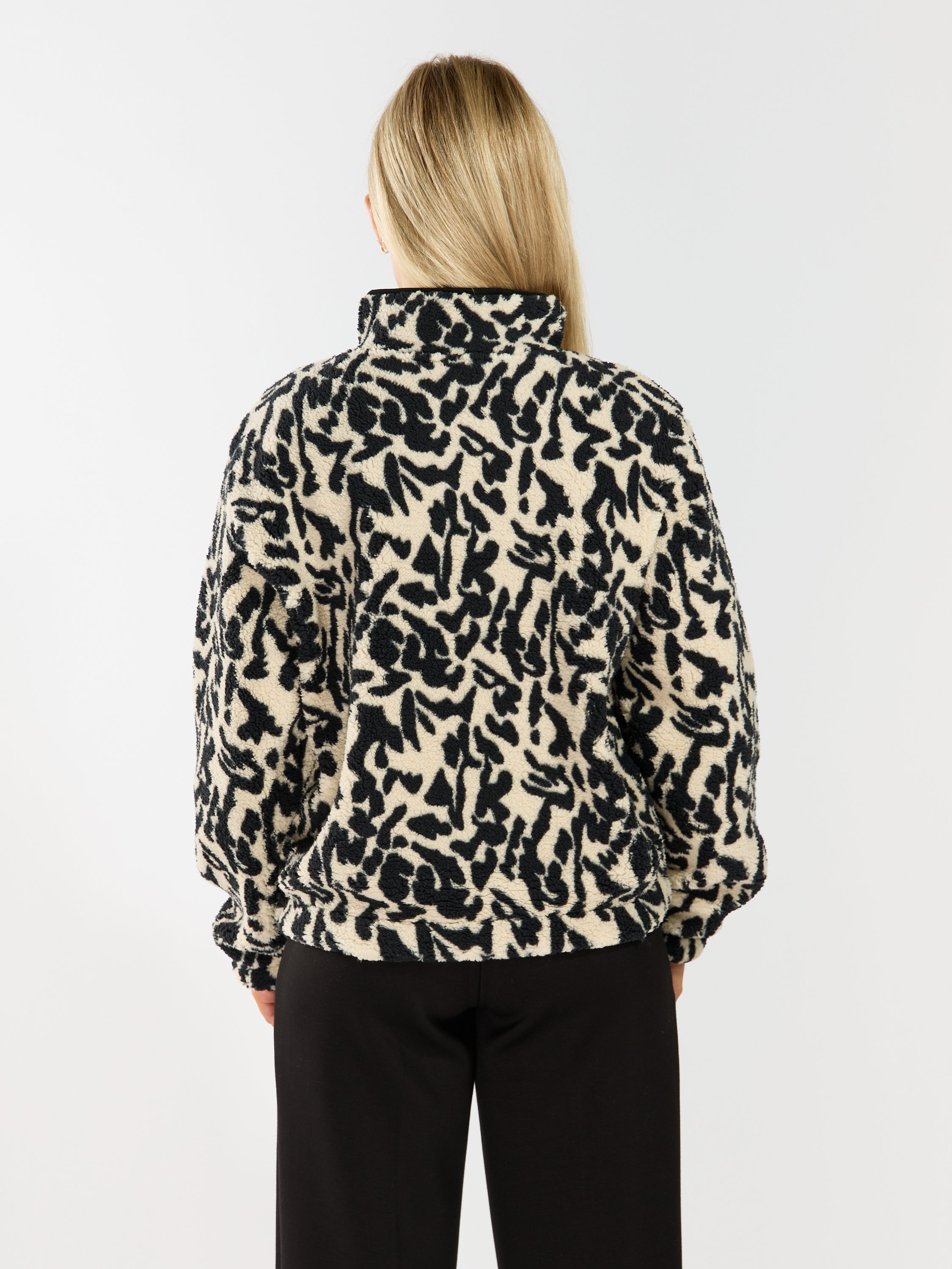 New Dallas Long Sleeve High-Neck Zip Top