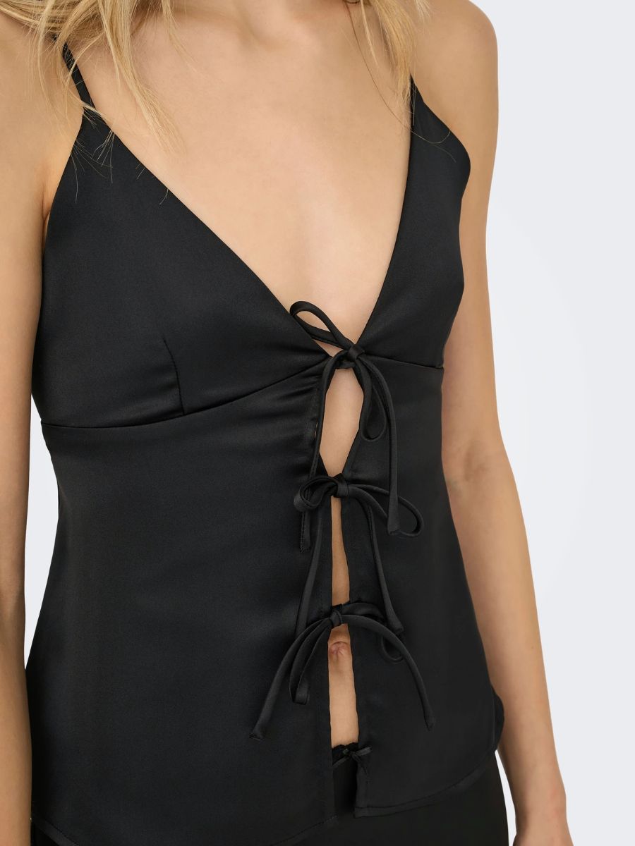Jenny Life Satin Tie Top