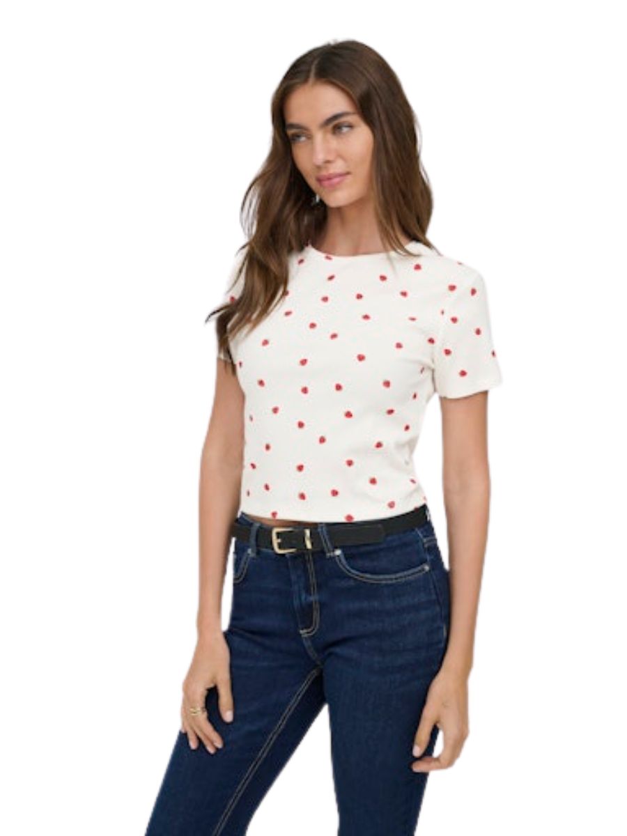 Fenja Life Short Sleeve All-Over Print Top