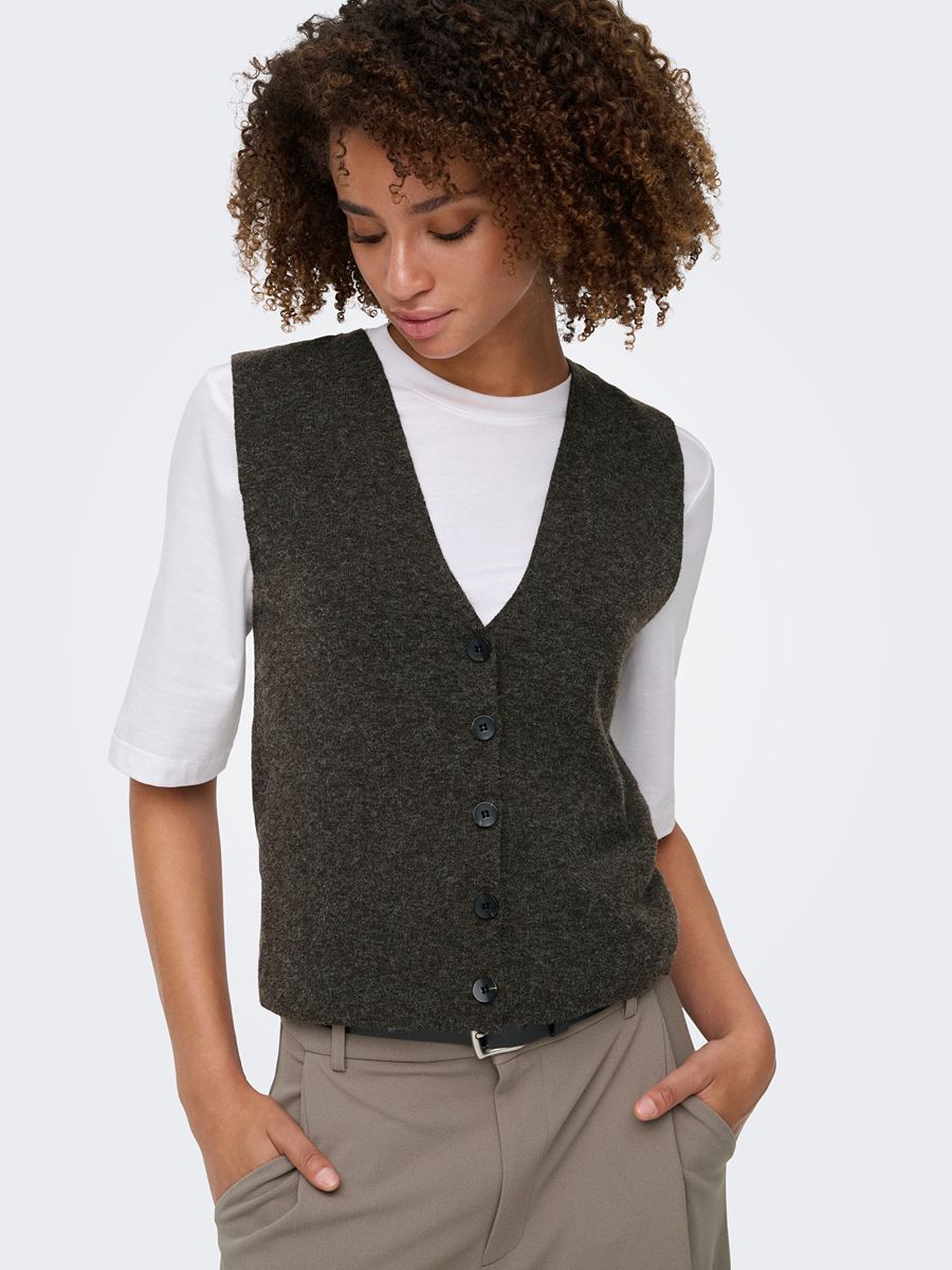 Billie Sleeveless Knit Vest