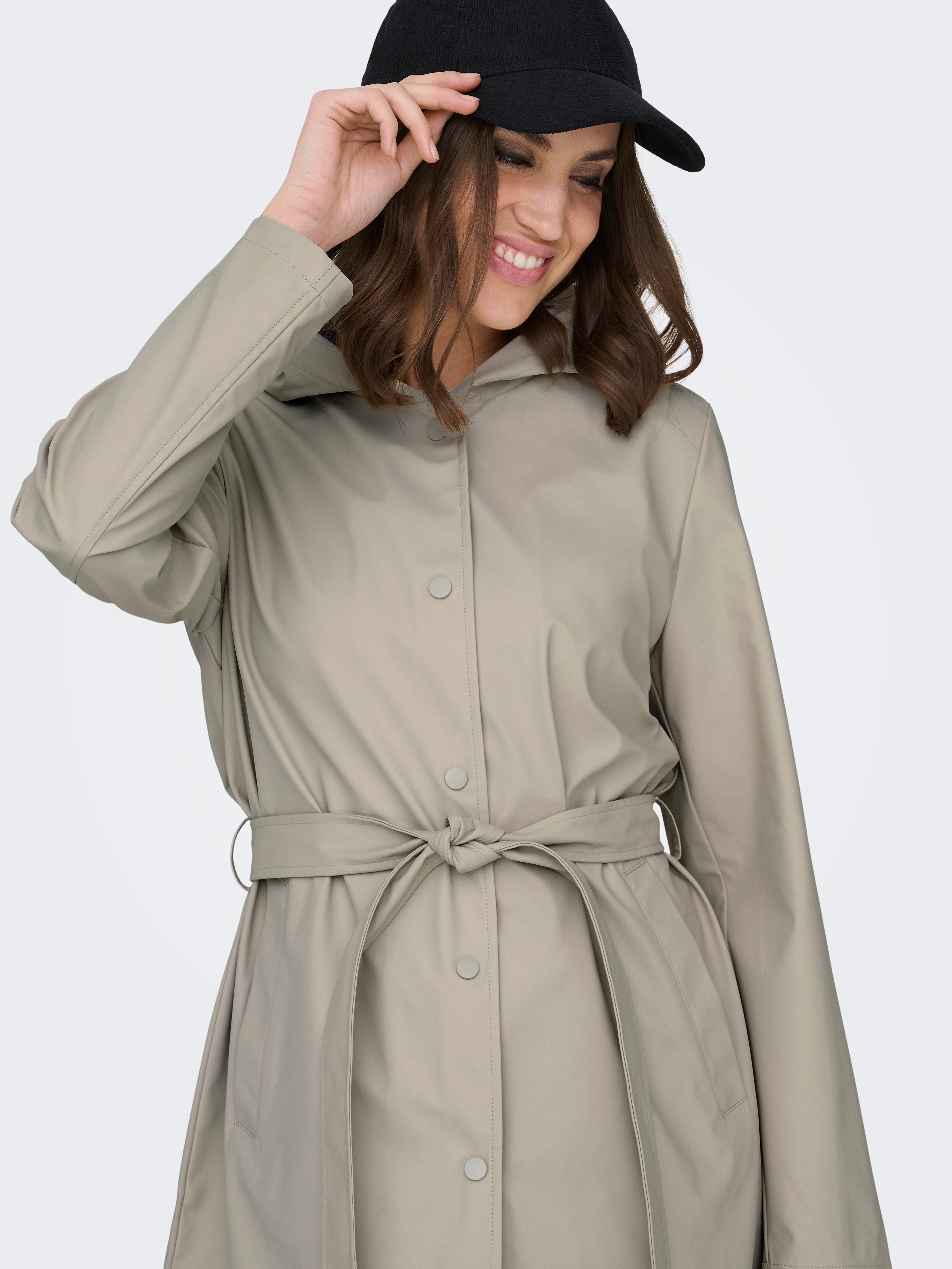 Only Elisa Belted Raincoat