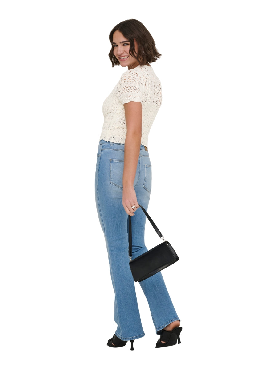Elke Life Short Sleeve Pearl Cardigan