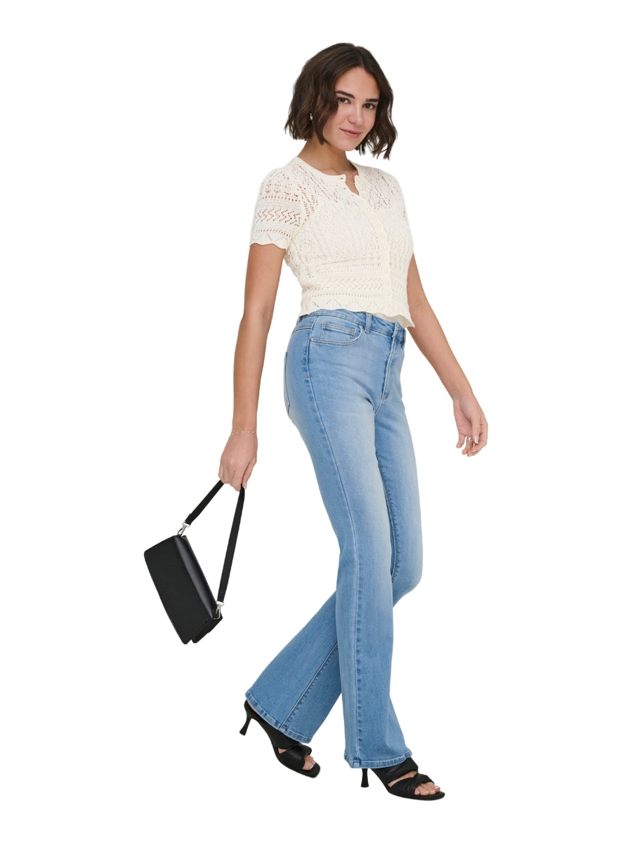 Elke Life Short Sleeve Pearl Cardigan