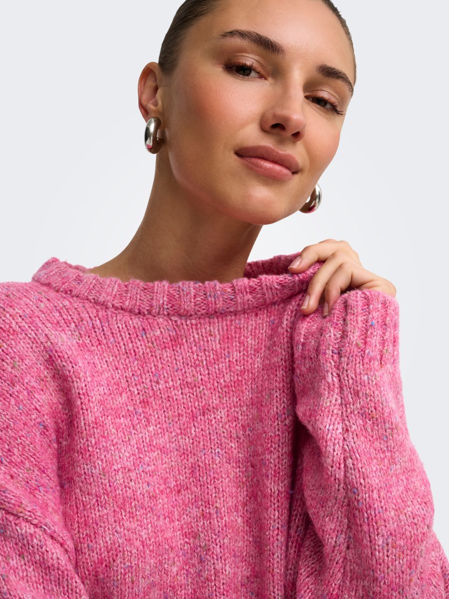ONLY Smilla Loose O-Neck Knit Sweater