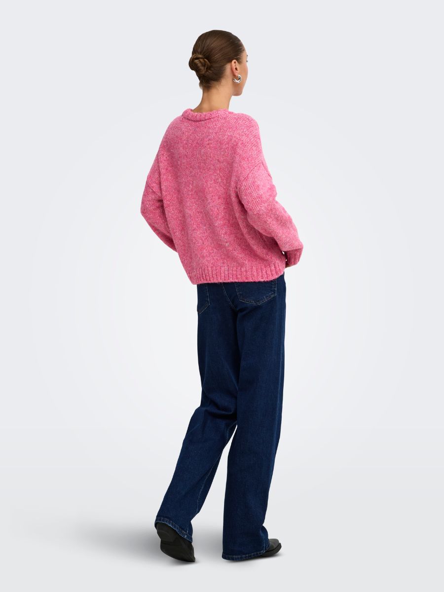 ONLY Smilla Loose O-Neck Knit Sweater