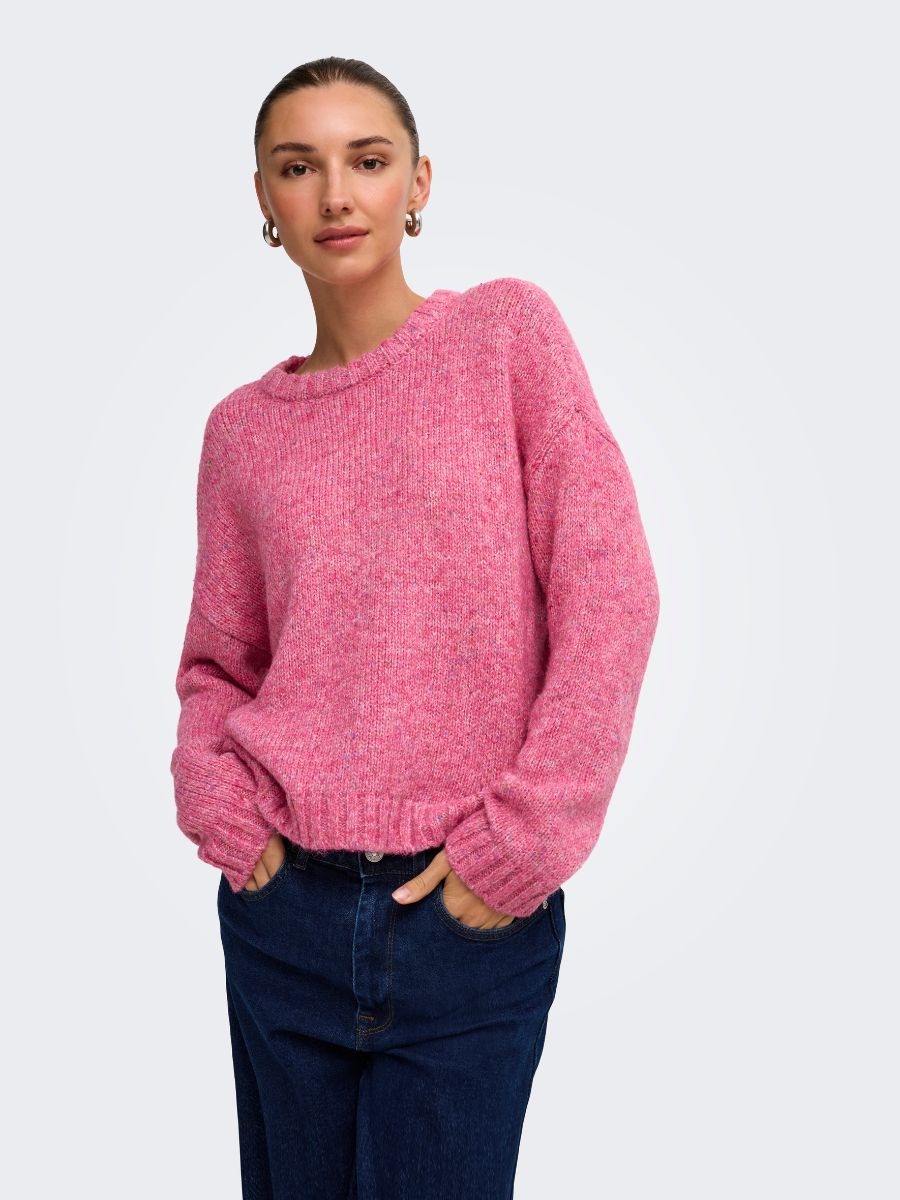 ONLY Smilla Loose O-Neck Knit Sweater