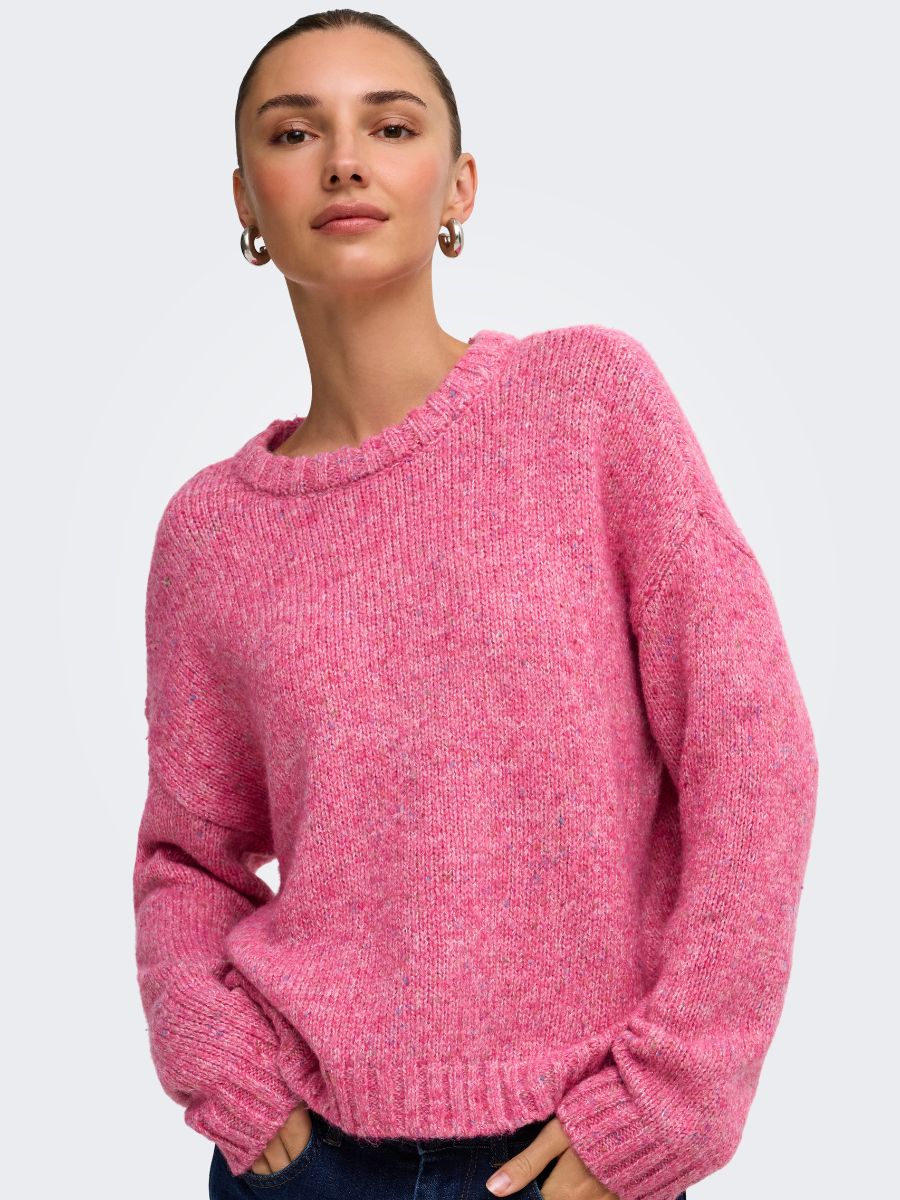 ONLY Smilla Loose O-Neck Knit Sweater