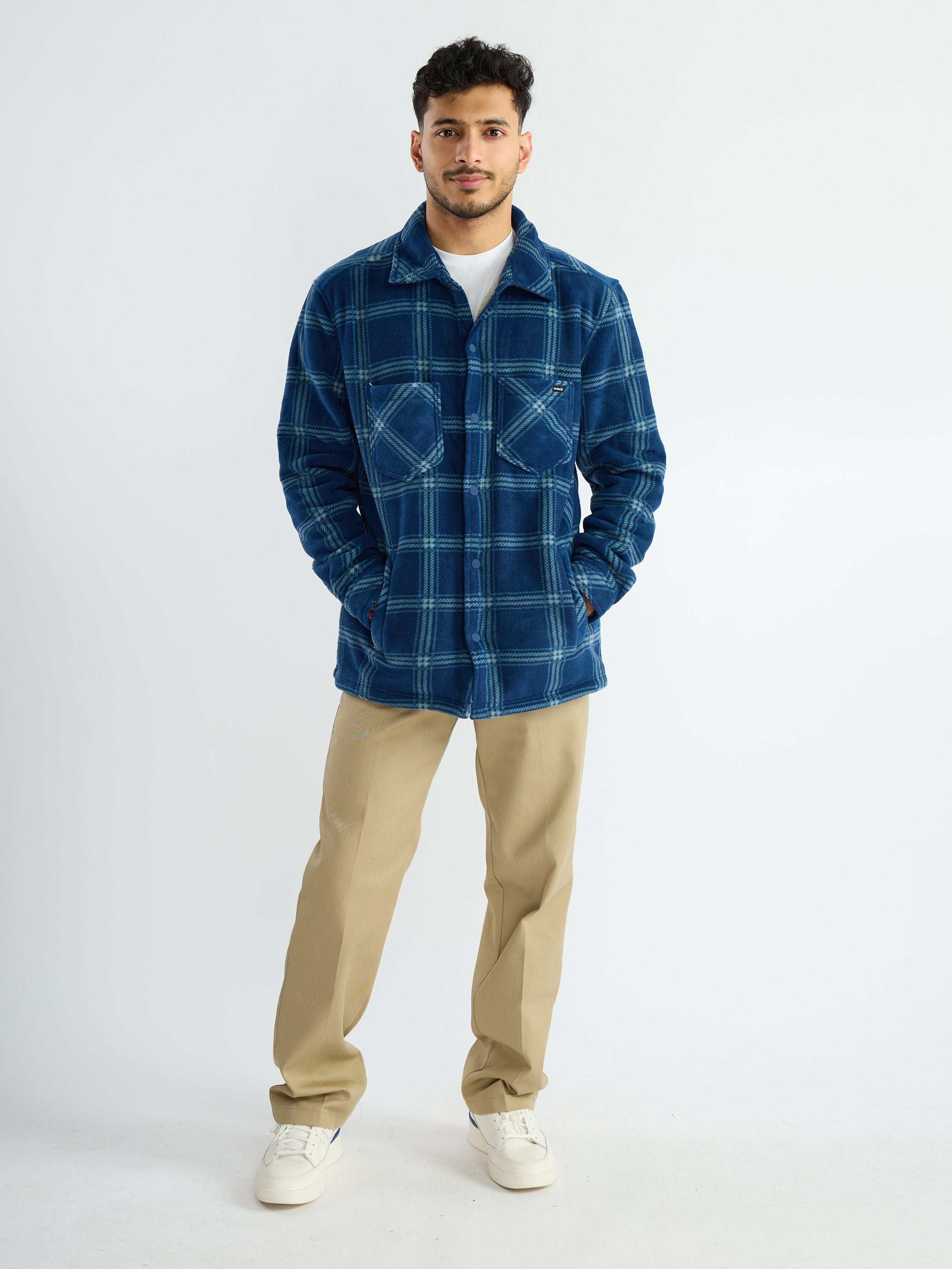 Hurley Polar Fleece Sherpa Shacket