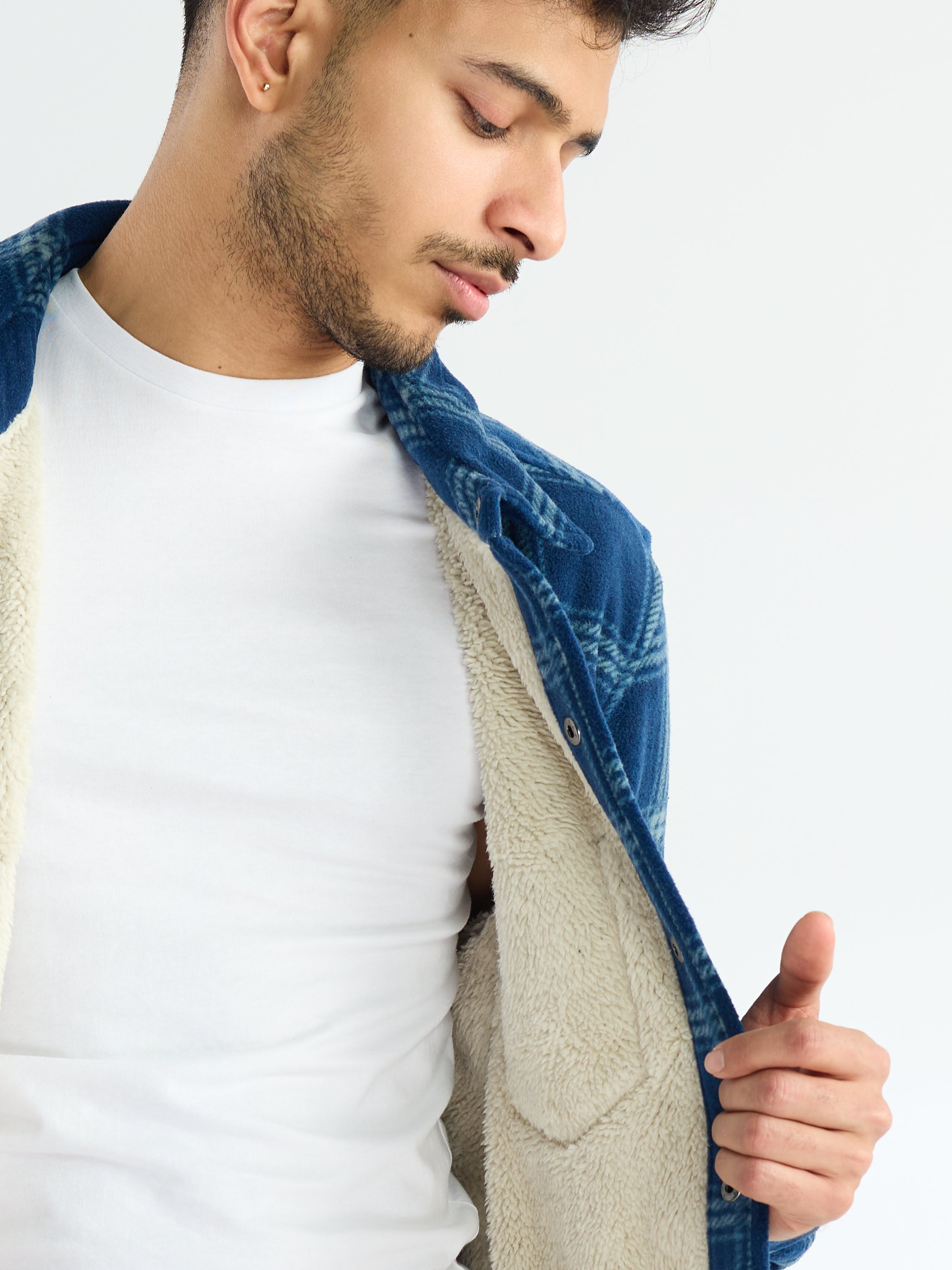 Hurley Polar Fleece Sherpa Shacket