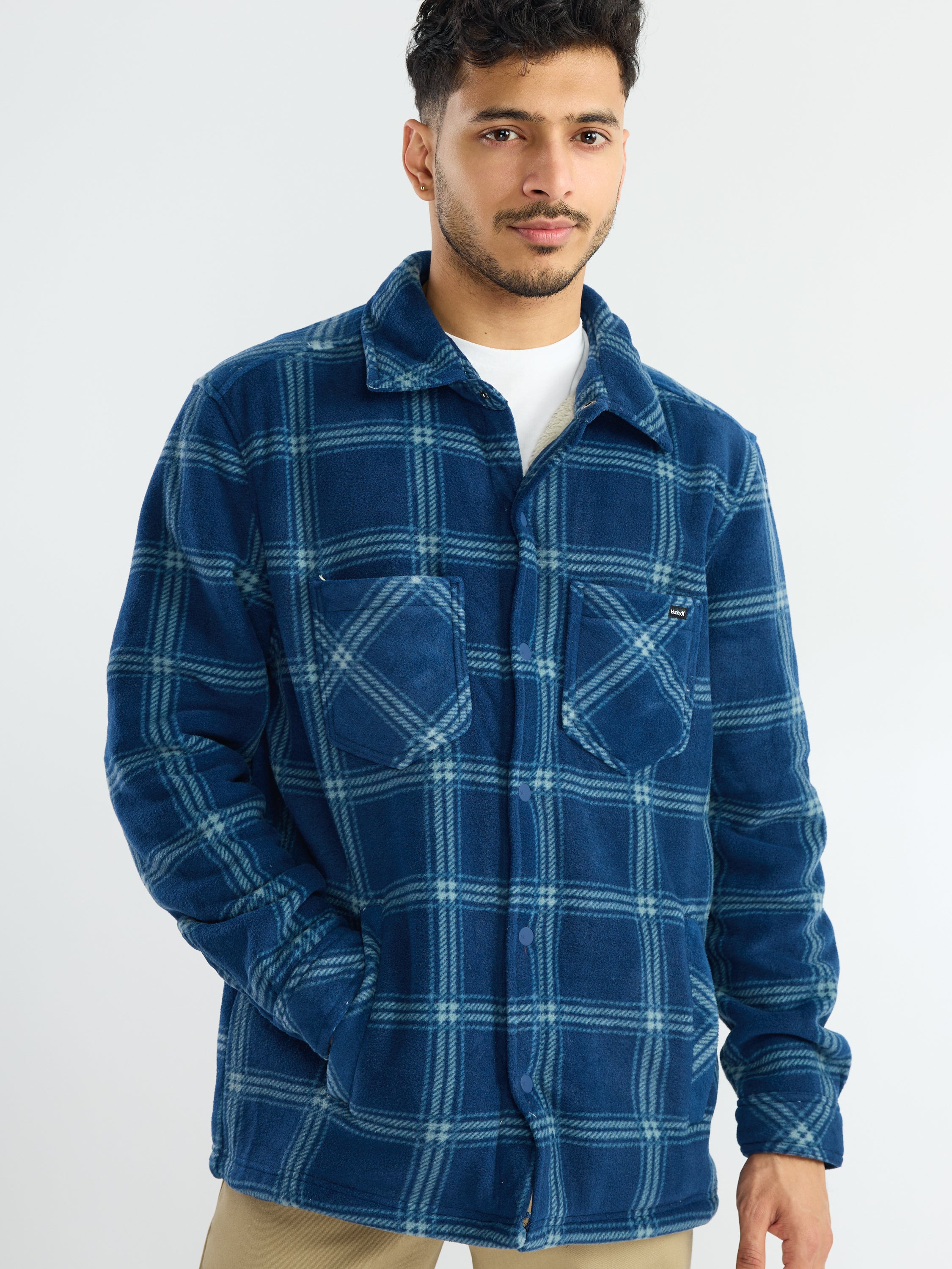 Hurley Polar Fleece Sherpa Shacket