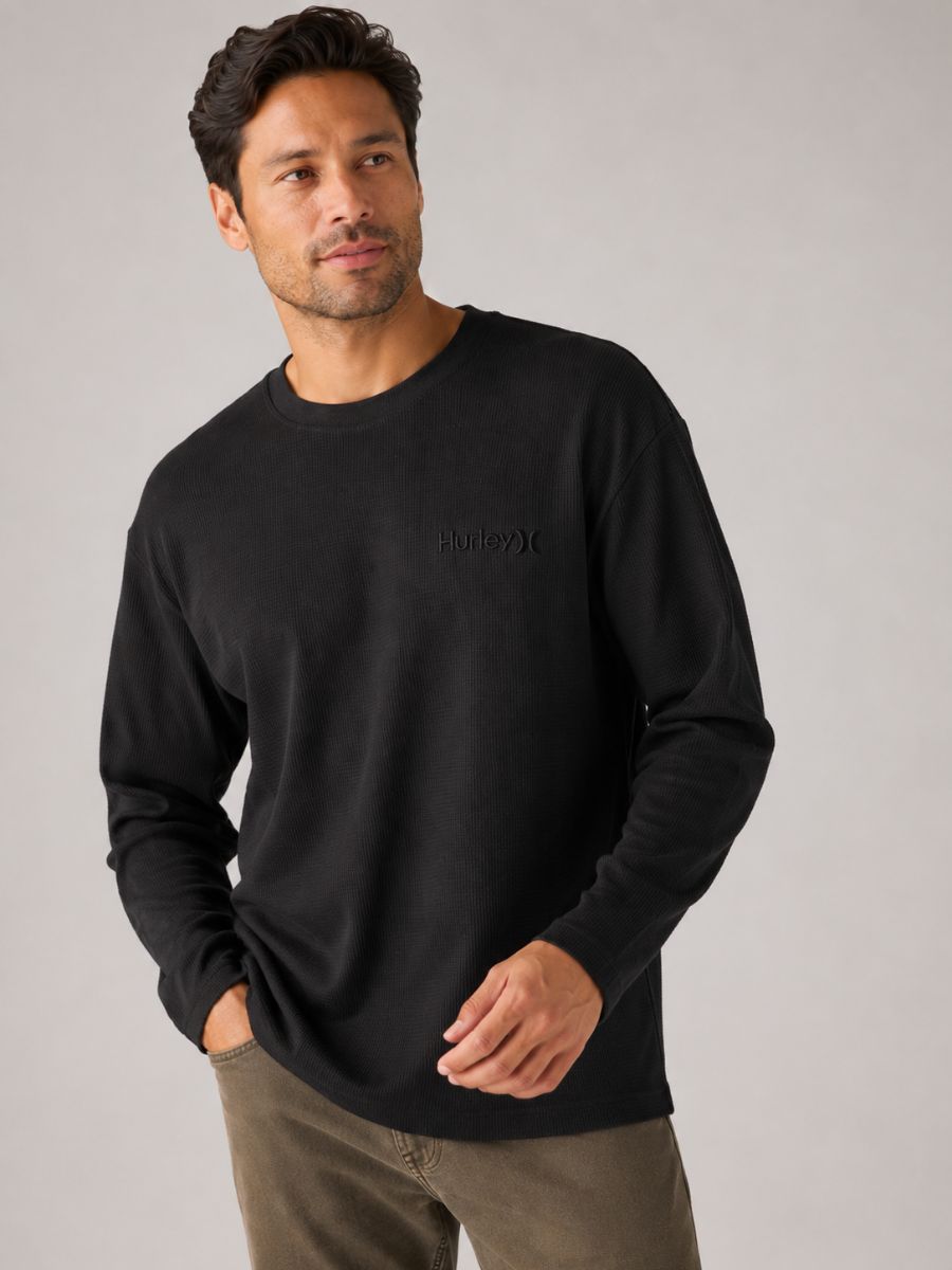 Hurley One & Only Long Sleeve Thermal Crewneck
