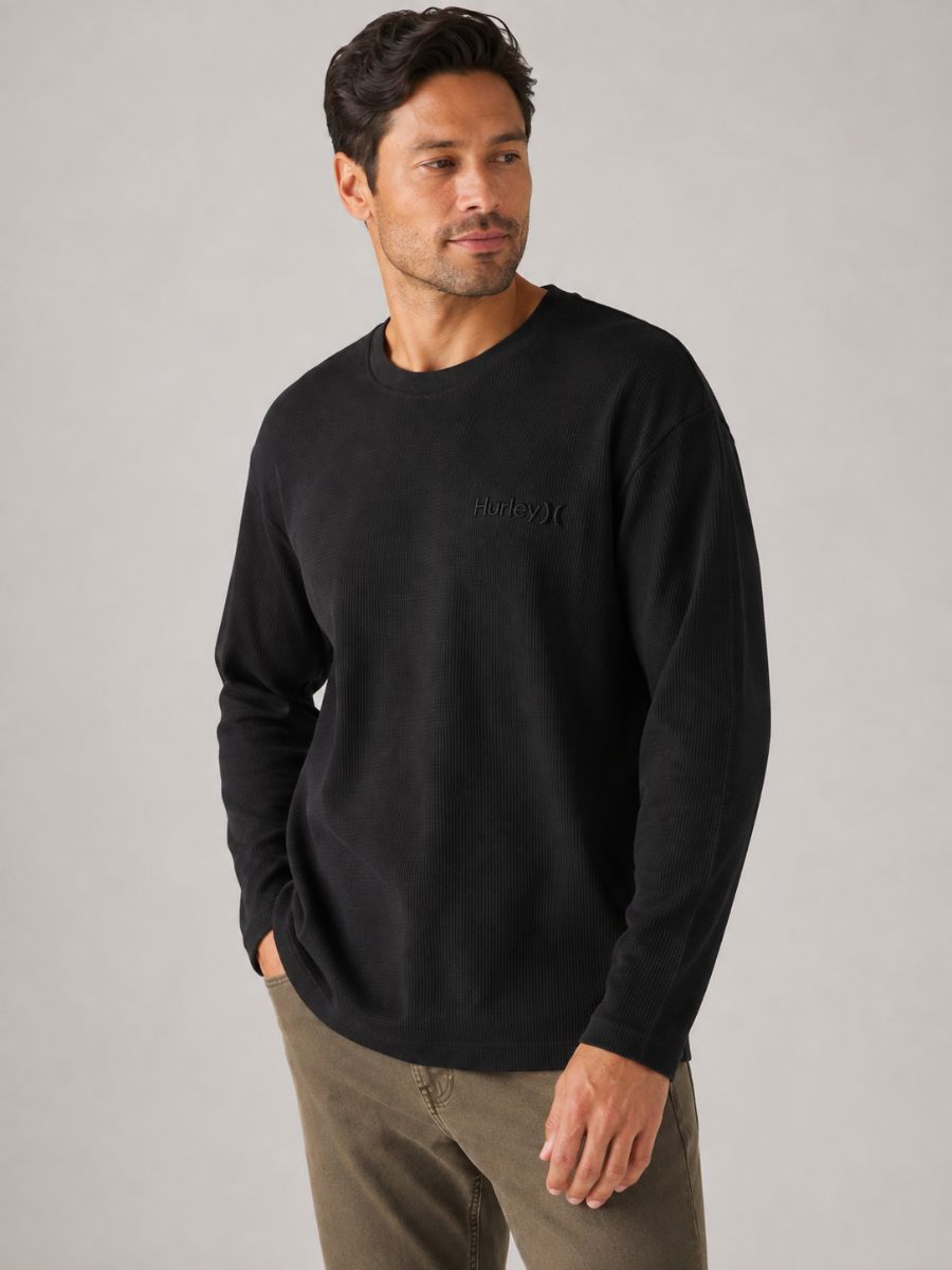 Hurley One & Only Long Sleeve Thermal Crewneck