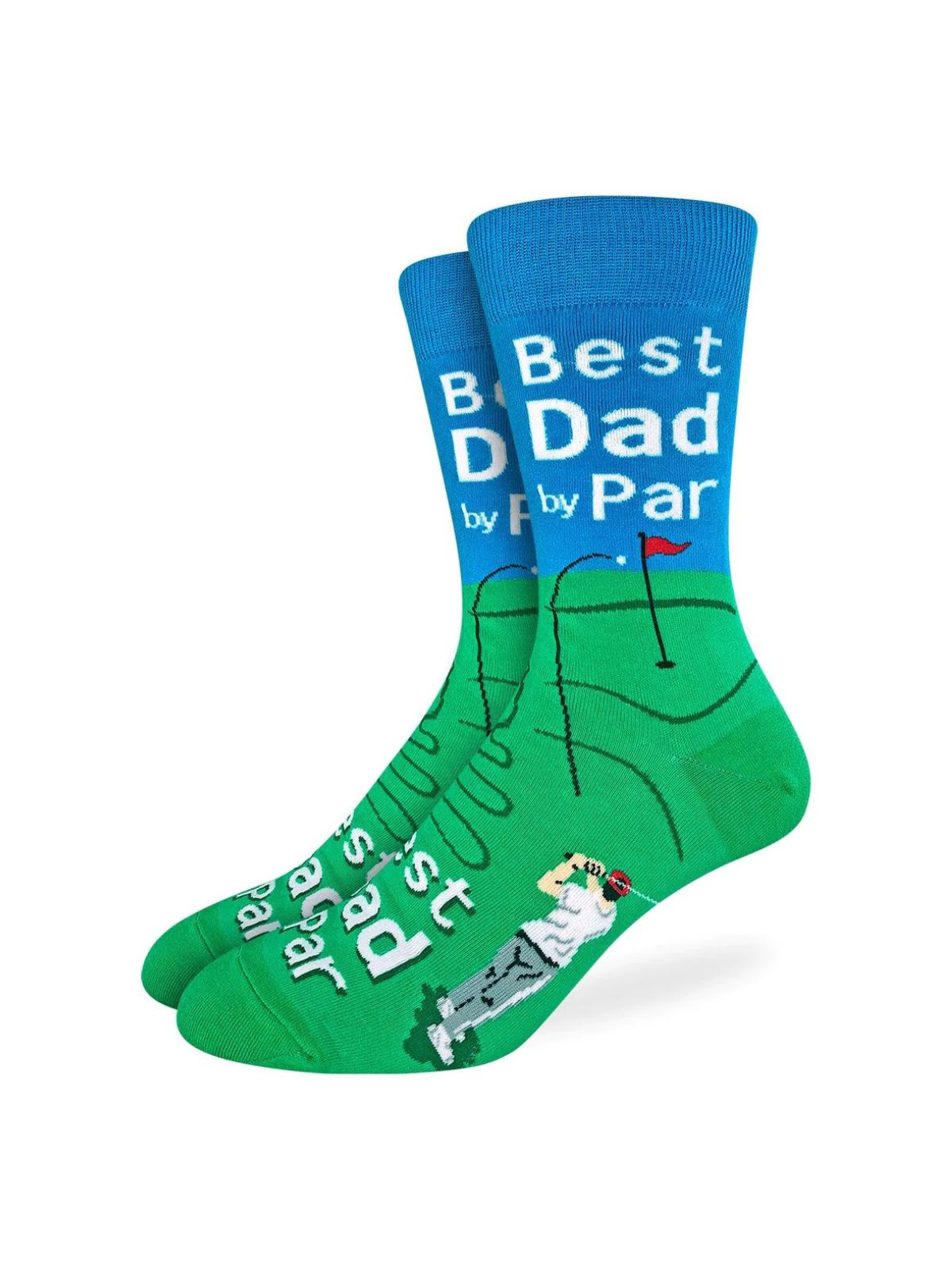 Best Dad By Par Crew Socks