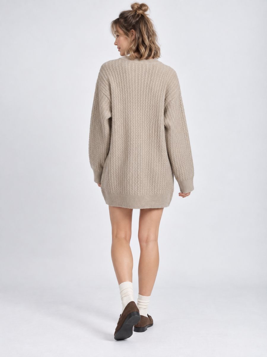 Ane O-Neck Knit Dress
