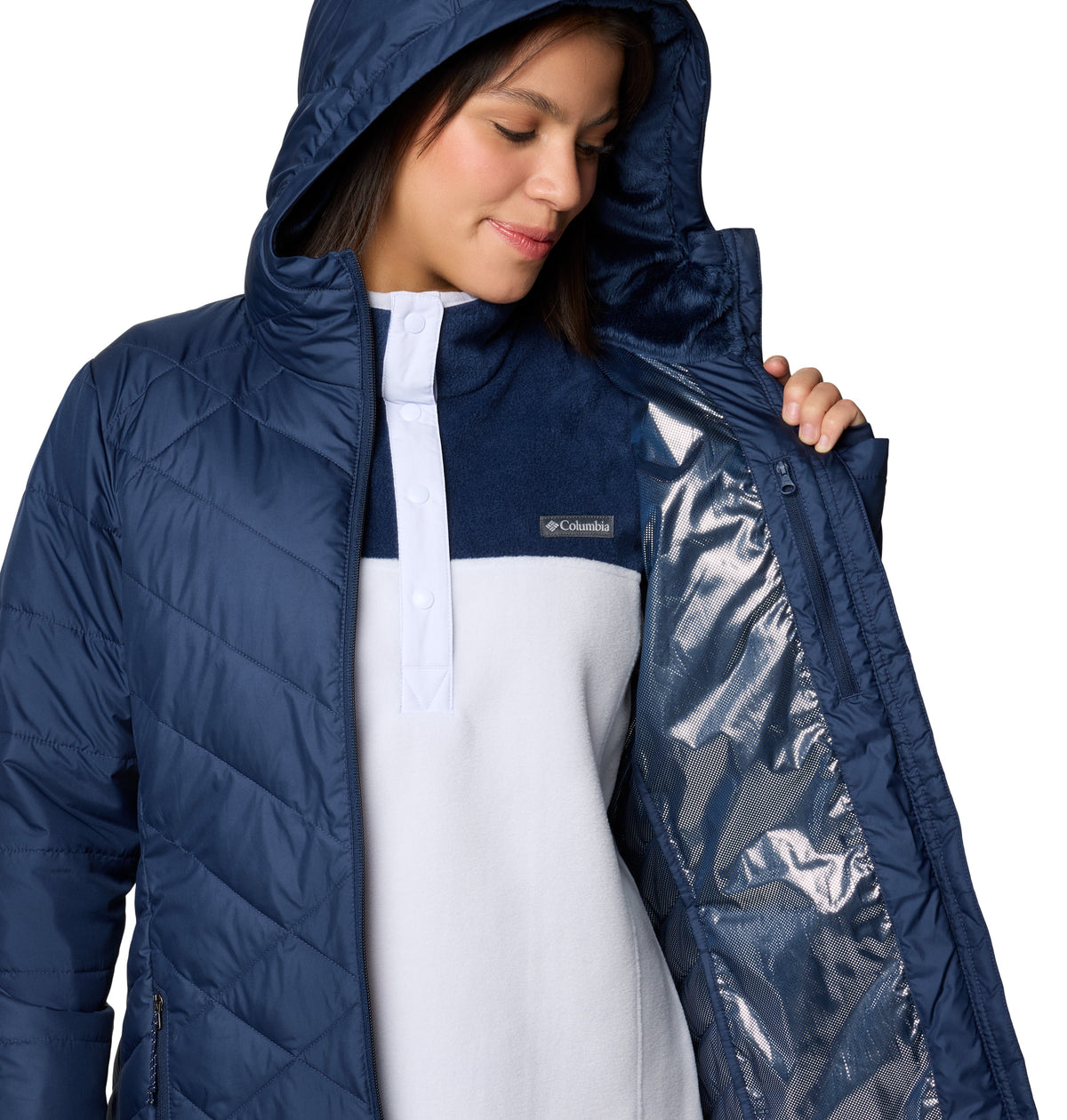 Columbia Women's Heavenly Long Hooded Jacket